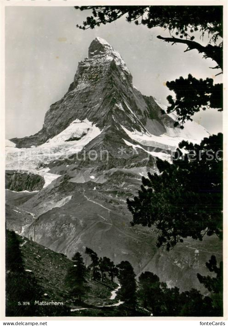 13738243 Matterhorn Mont Cervin 4478m VS Panorama  - Autres & Non Classés