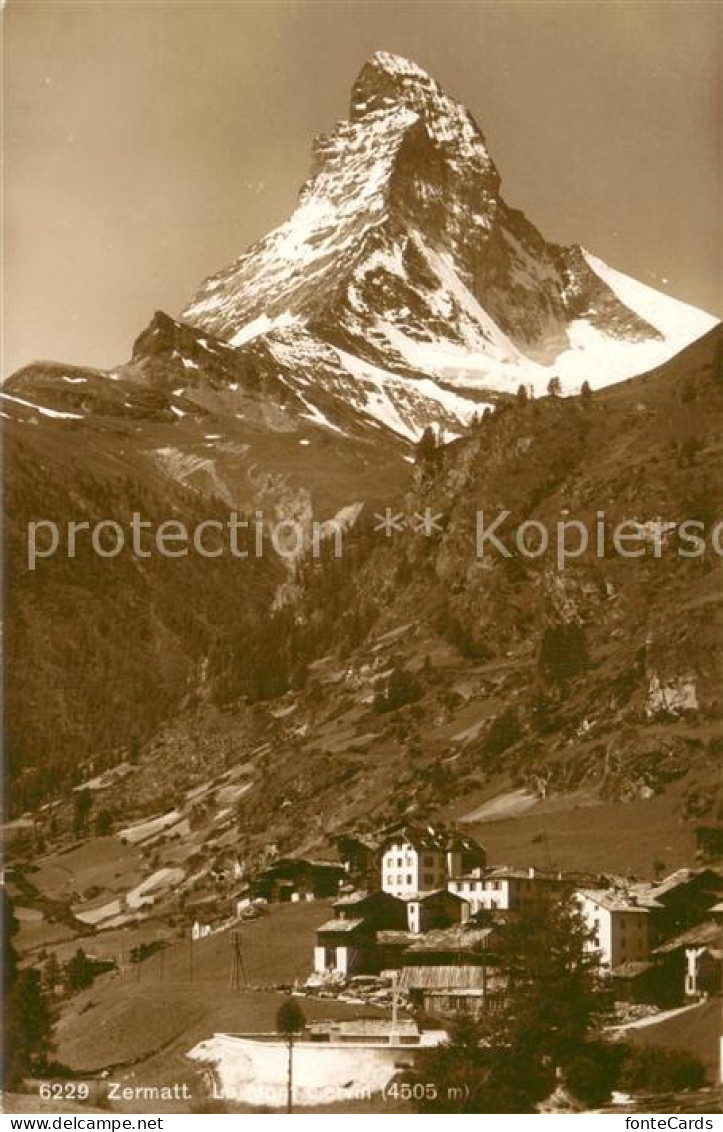 13738211 Zermatt VS Mit Matterhorn Zermatt VS - Autres & Non Classés