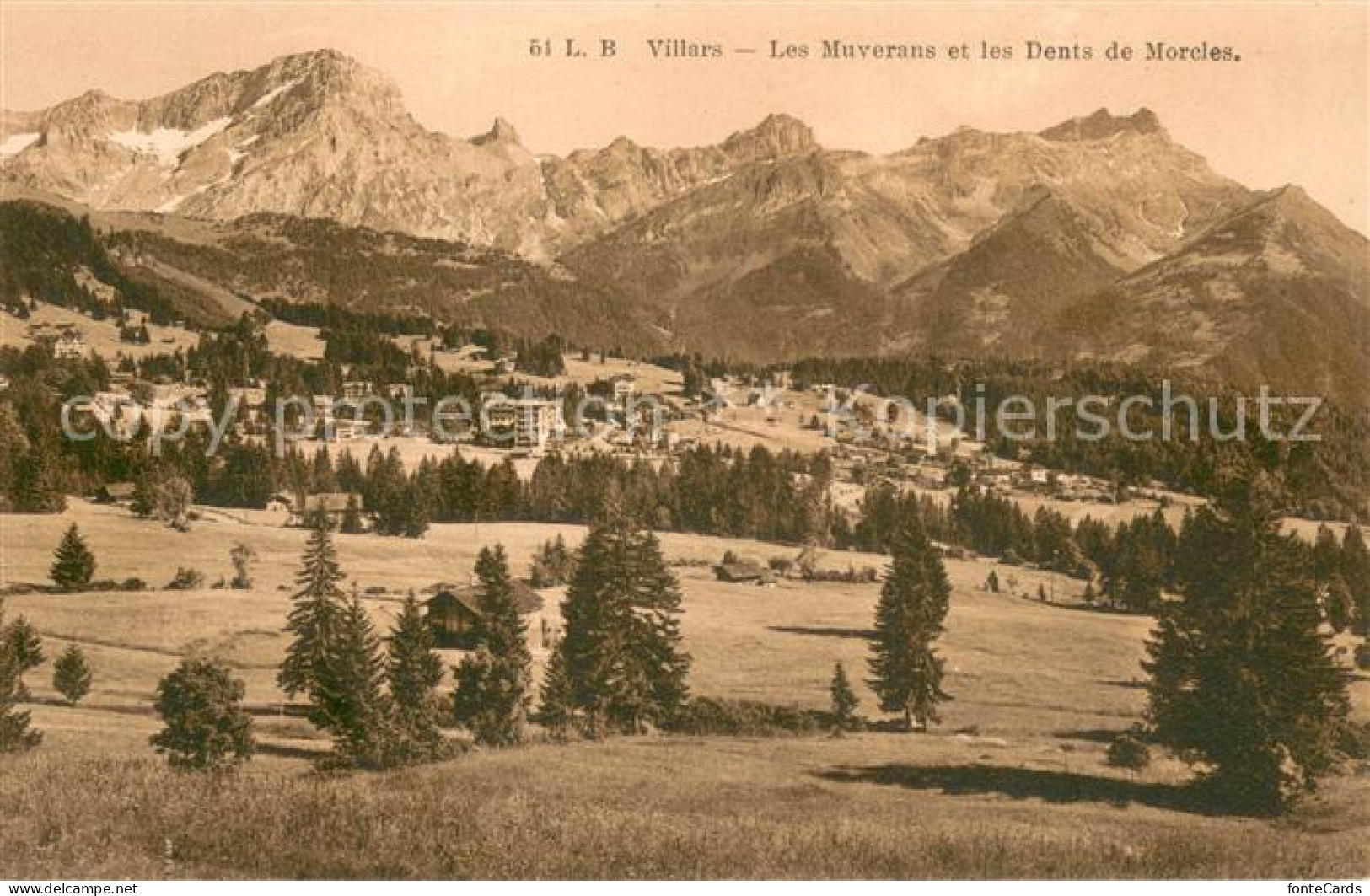 13738204 Villars Chesieres Les Muverans Et Les Dents De Morcles Villars Chesiere - Otros & Sin Clasificación