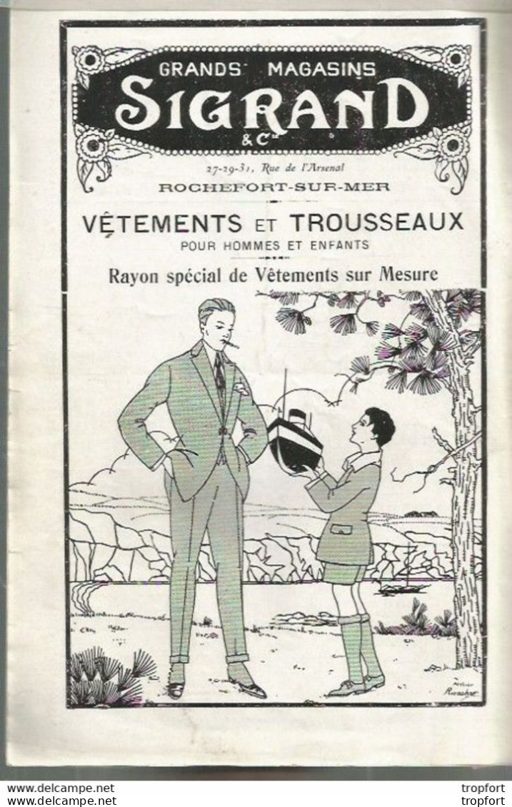 Bk / Vintage / Old french theater program // Programme théâtre CASINO de Fouras :rochefort-sur-mer 1924