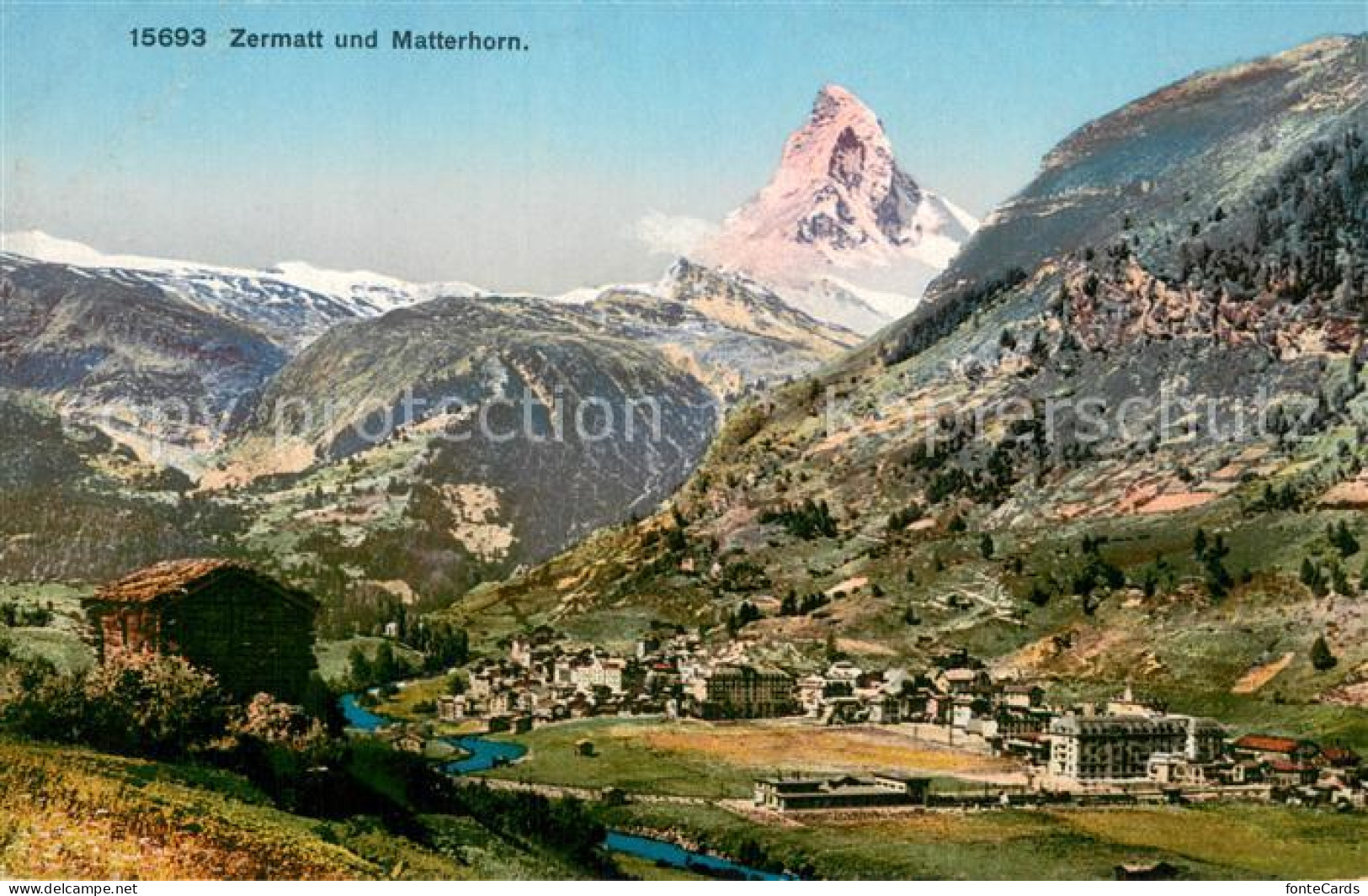 13738171 Zermatt VS Mit Matterhorn Zermatt VS - Autres & Non Classés