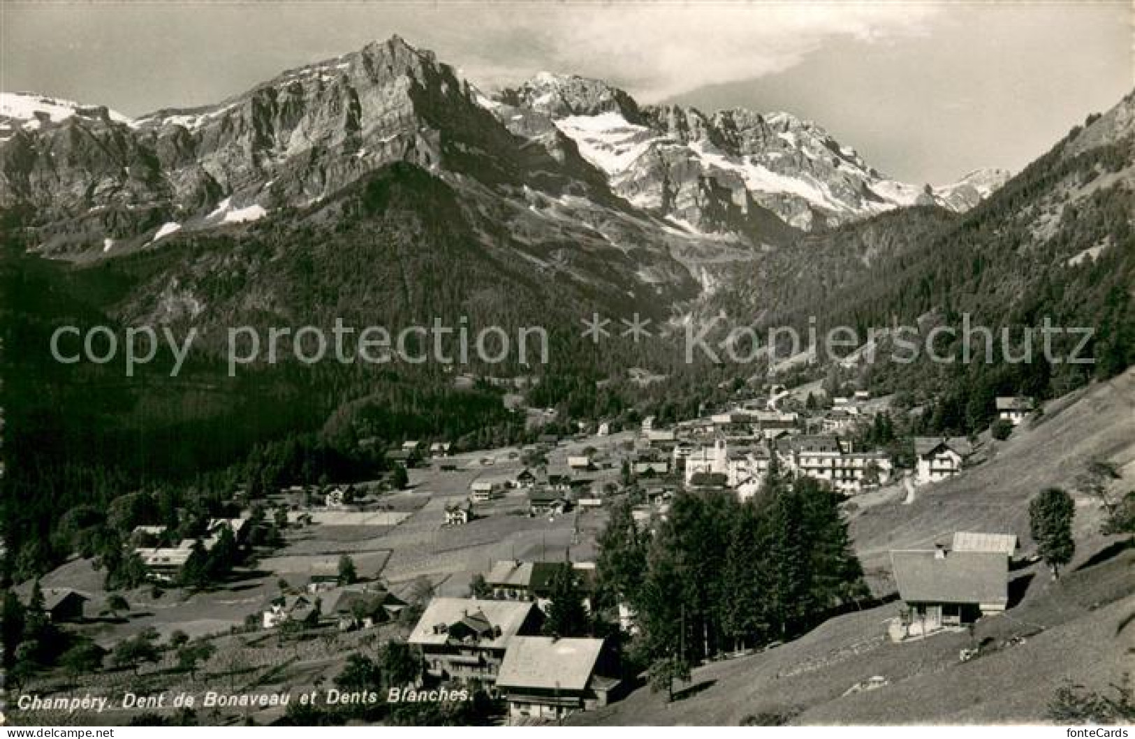 13738152 Champery Dent De Bonaveau Et Dents Blanches Champery - Autres & Non Classés