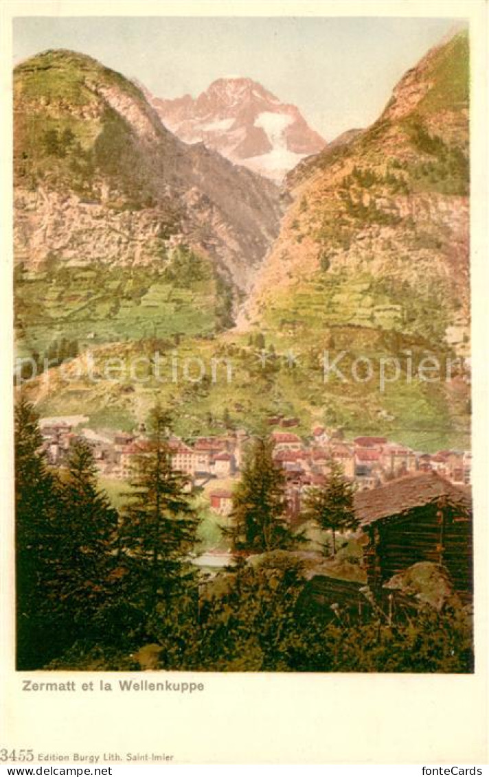 13738141 Zermatt VS Et La Wellenkuppe Zermatt VS - Autres & Non Classés