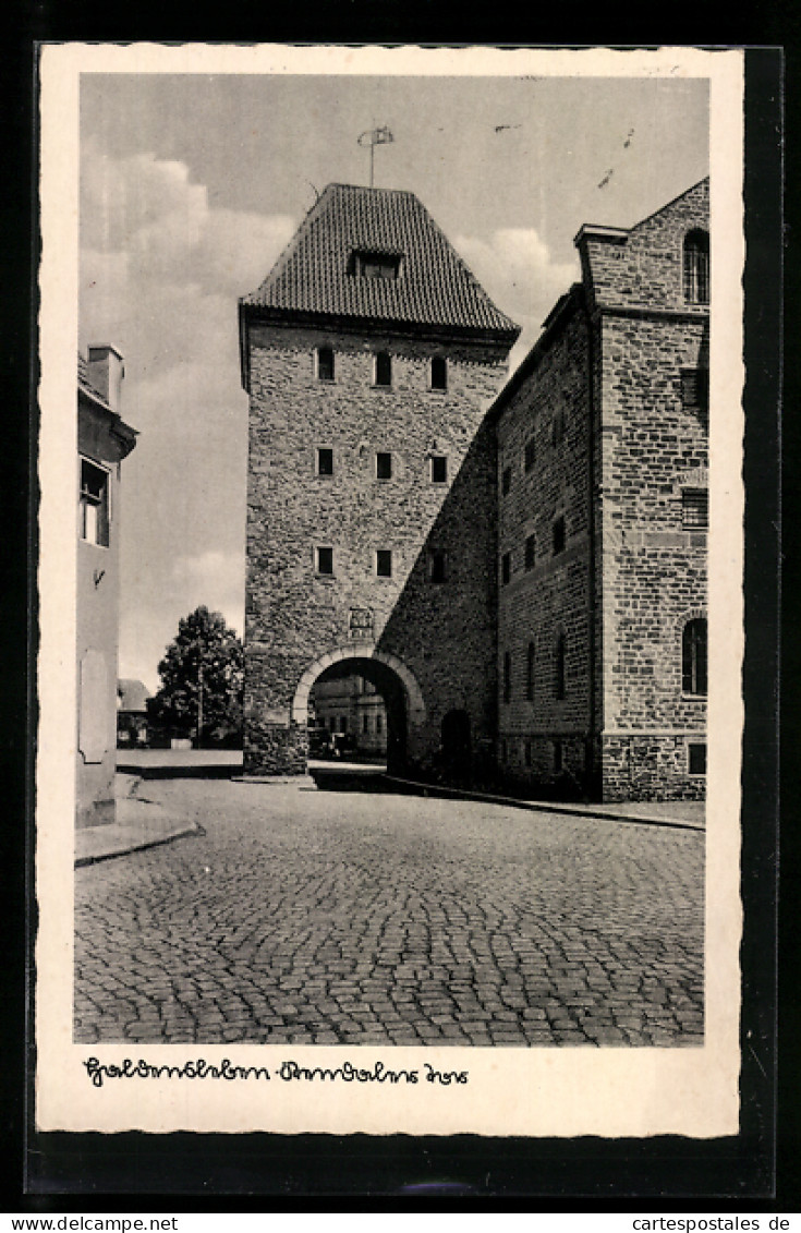 AK Haldensleben, Am Stendaler Tor  - Stendal