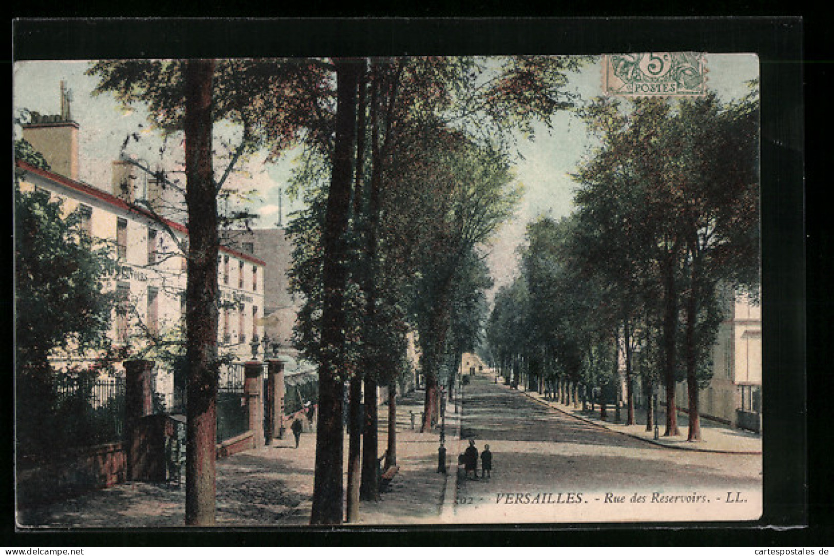 CPA Versailles, Rue Des Réservoirs  - Versailles