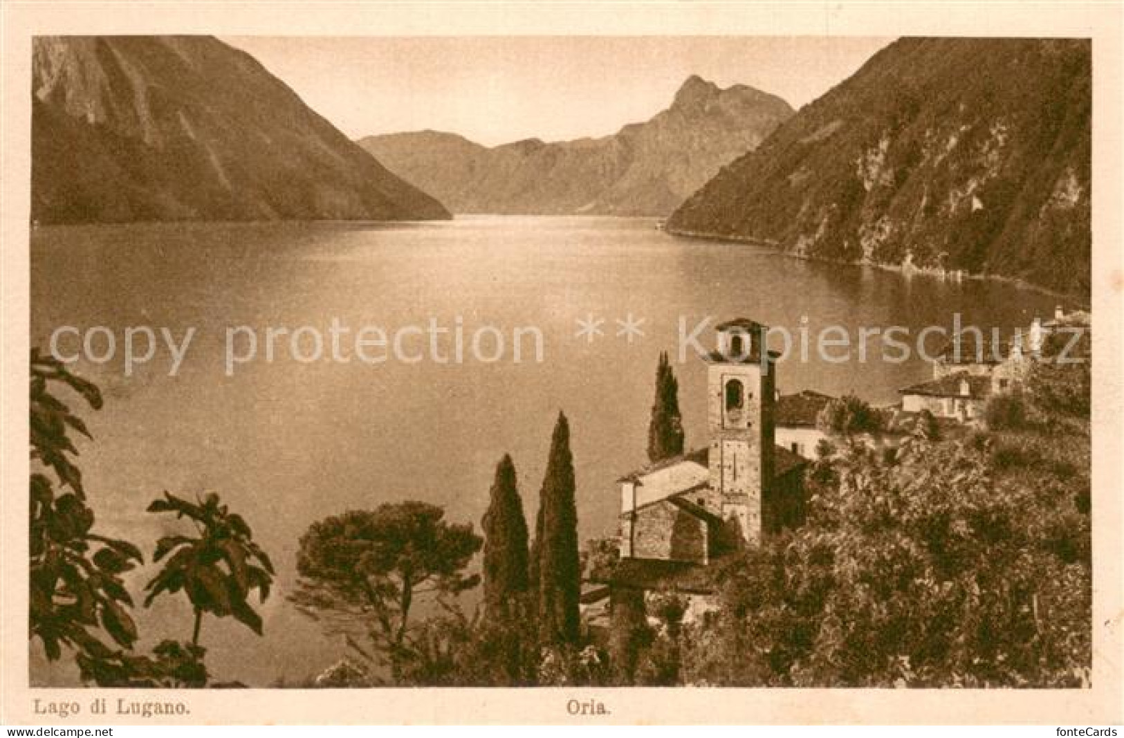 13738014 Oria Lago Di Lugano TI Panorama  - Sonstige & Ohne Zuordnung