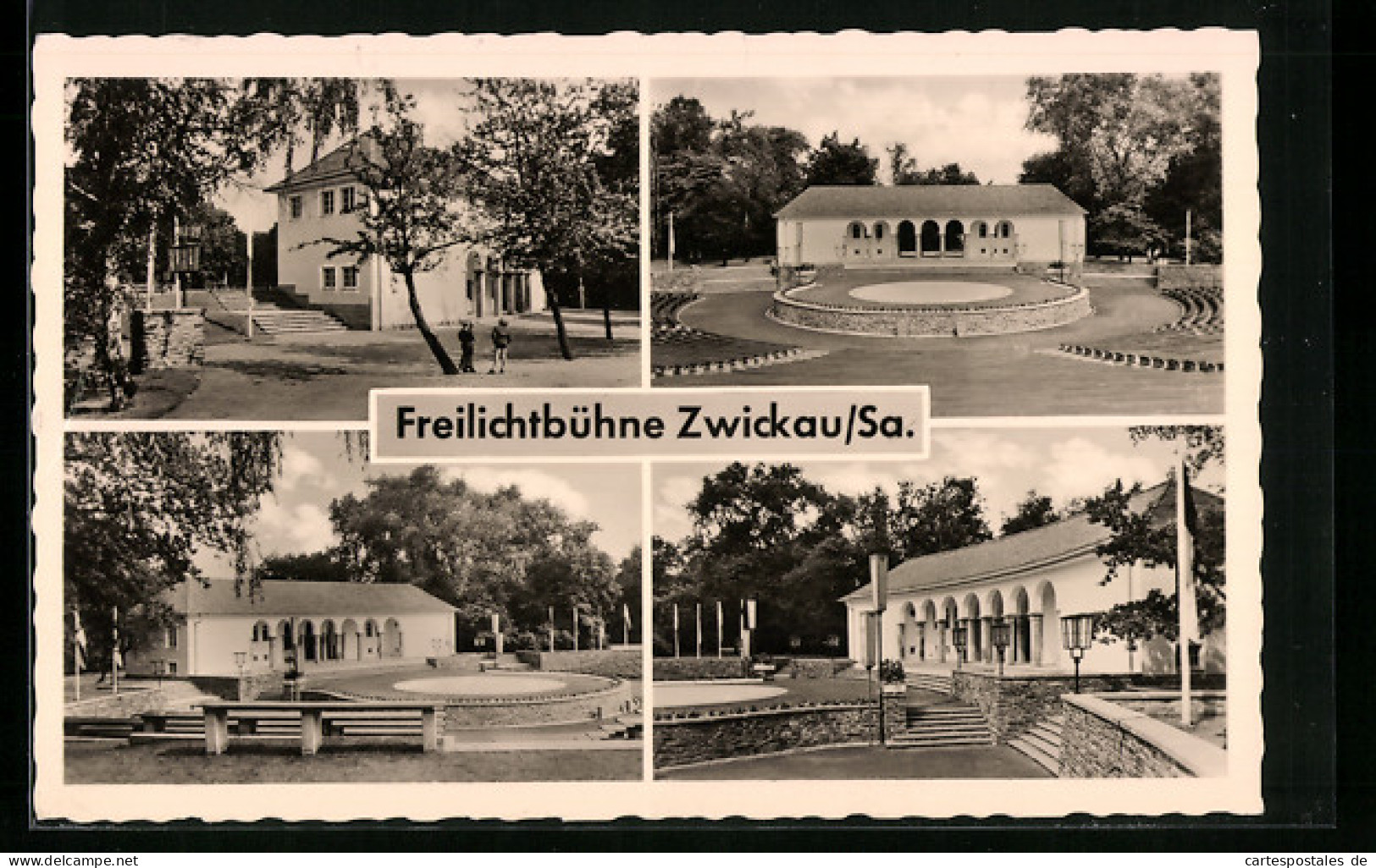 AK Zwickau, Ansichten Der Freilichtbühne  - Zwickau