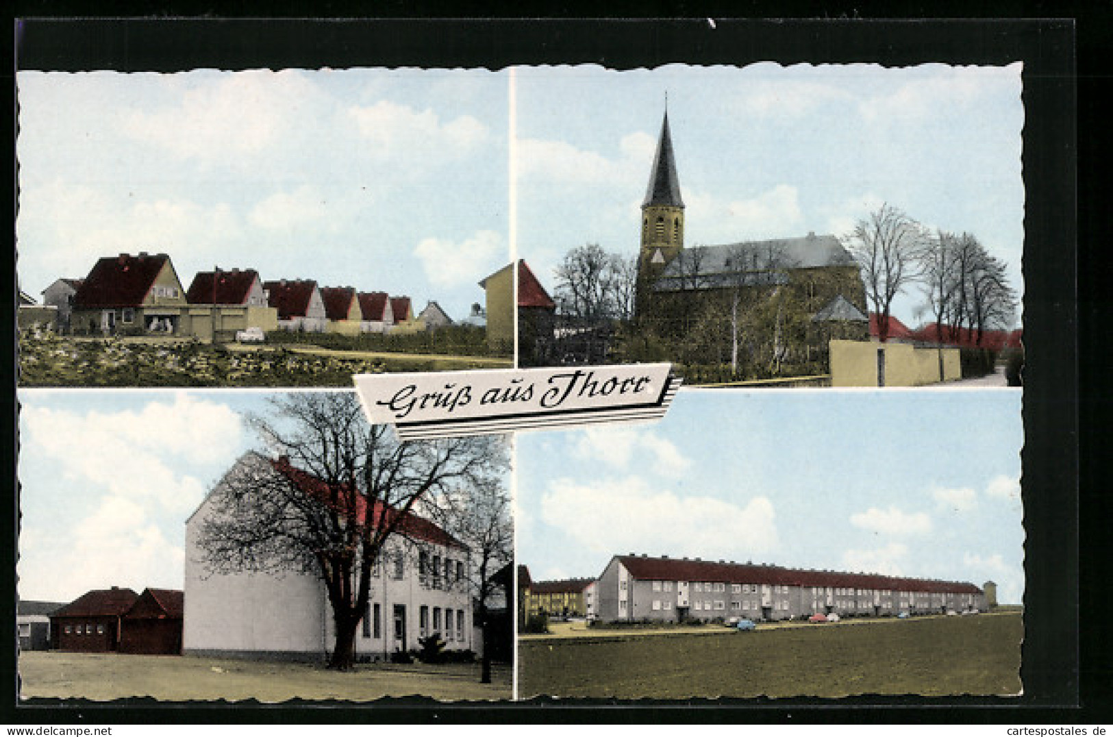 AK Thorr, Verschiedene Gebäudeansichten, Kirche  - Other & Unclassified