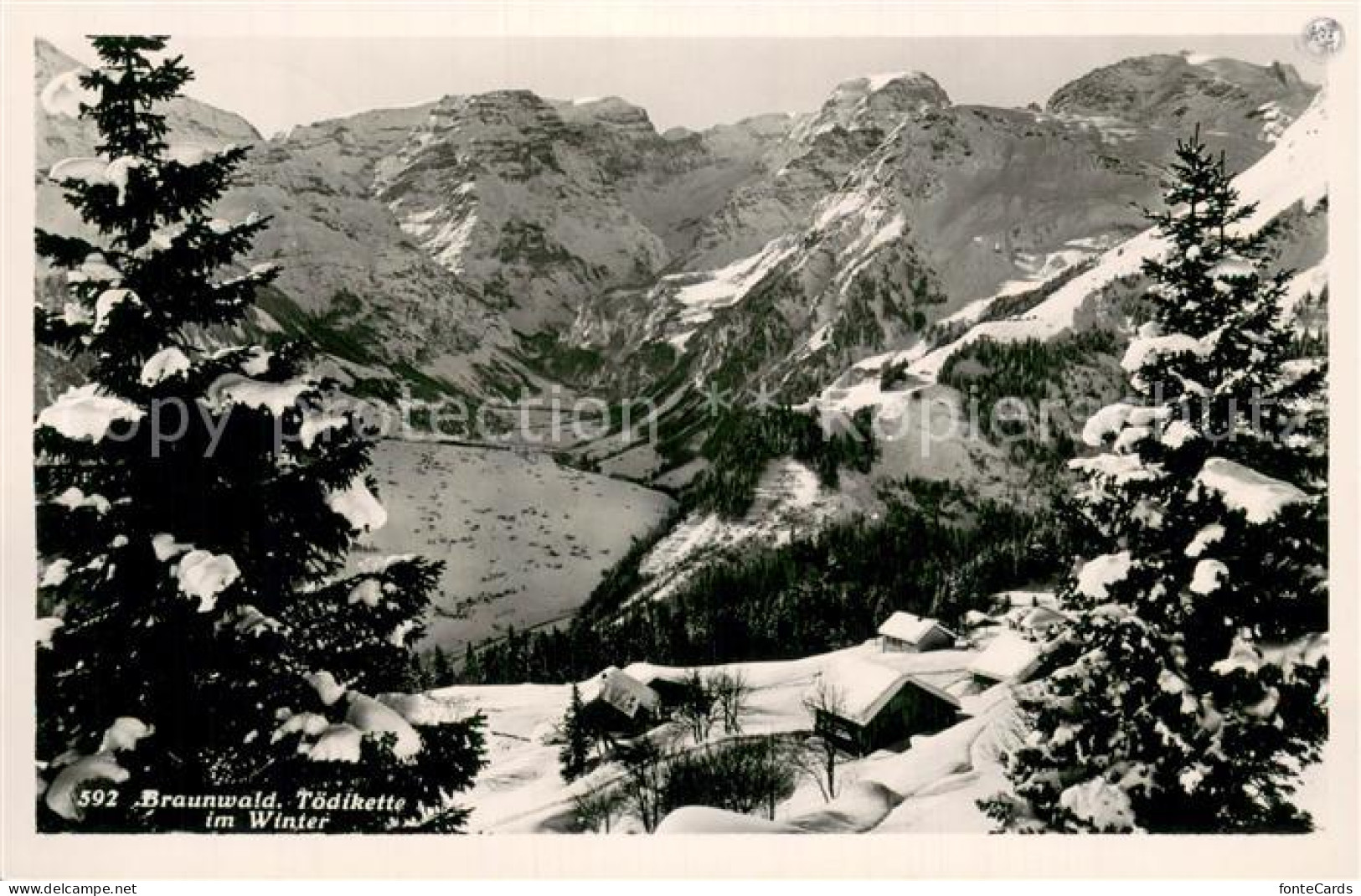 13737964 Braunwald GL Toedikette Im Winter Braunwald GL - Autres & Non Classés