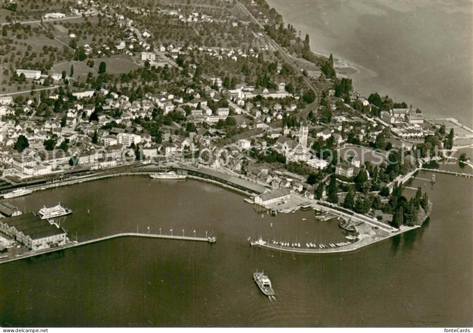 13737522 Romanshorn Bodensee Hafen Parkanlagen Fliegeraufnahme Romanshorn Bodens - Sonstige & Ohne Zuordnung