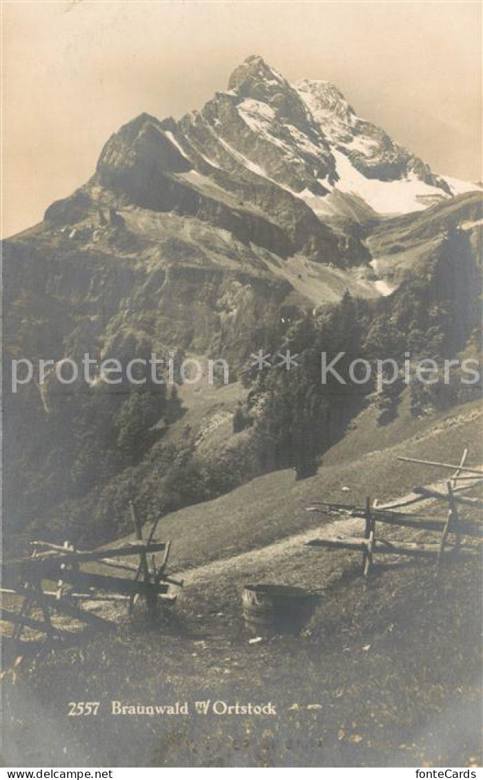 13737294 Braunwald GL Mit Ortstock Braunwald GL - Sonstige & Ohne Zuordnung