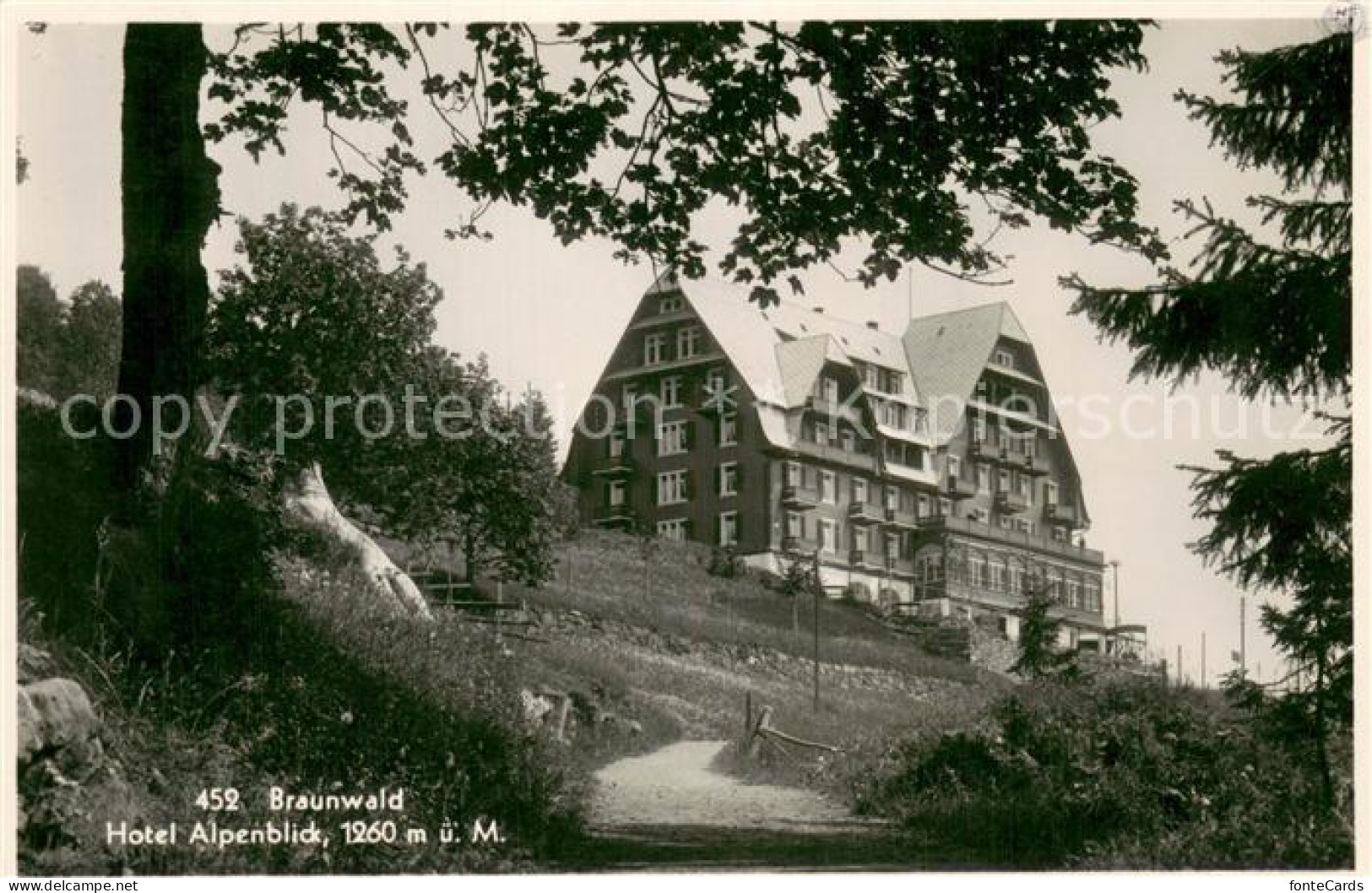 13737282 Braunwald GL Hotel Alpenblick Braunwald GL - Autres & Non Classés