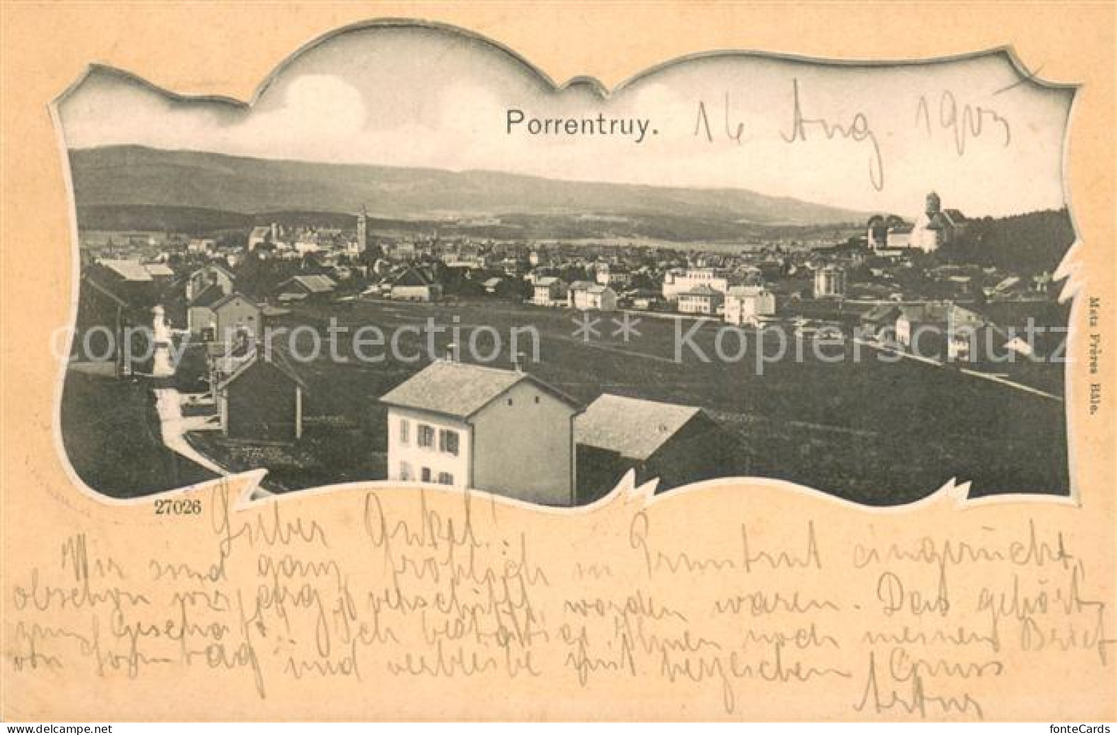 13736593 Porrentruy Panorama Porrentruy - Andere & Zonder Classificatie