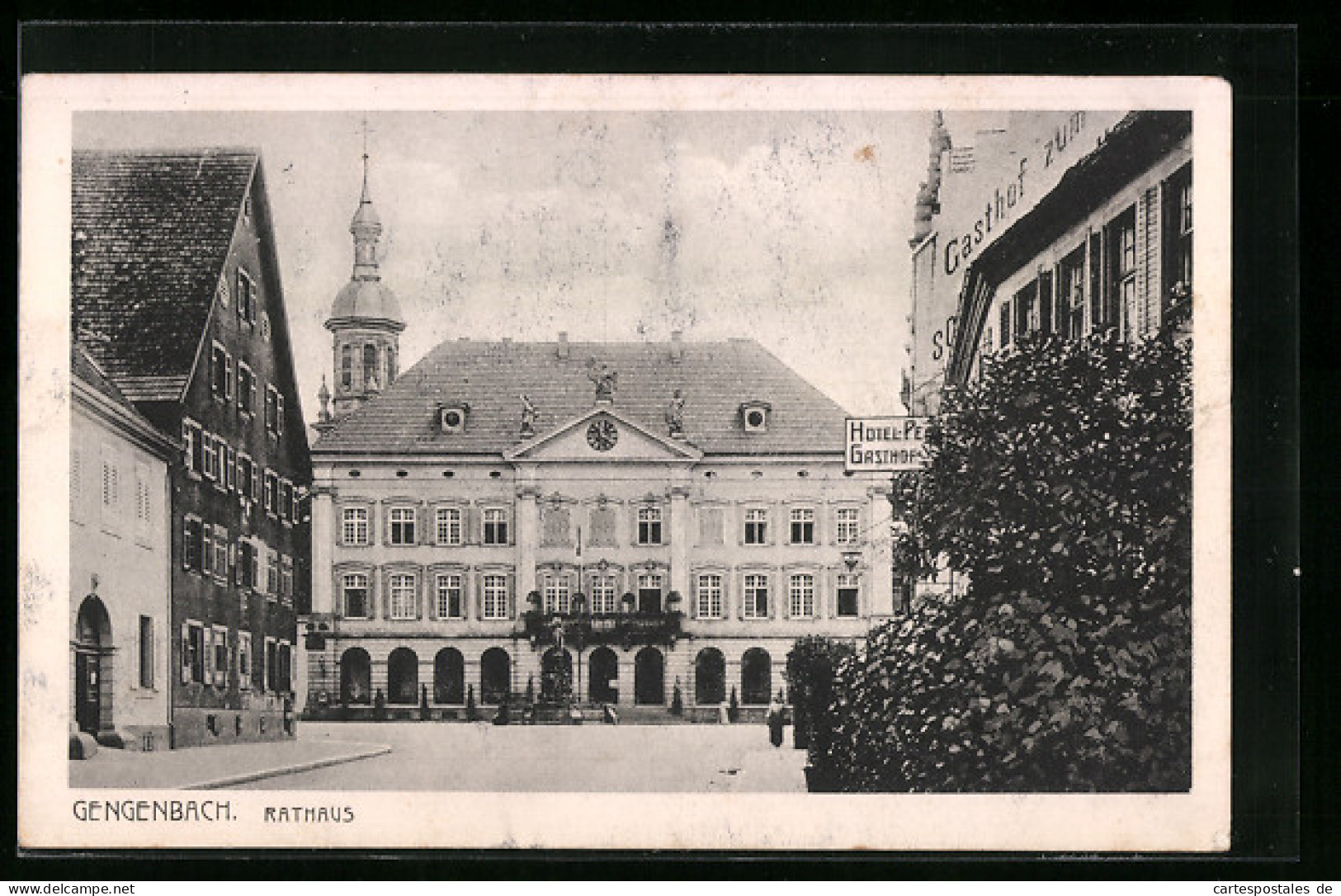 AK Gengenbach, Gasthof Und Rathaus  - Other & Unclassified