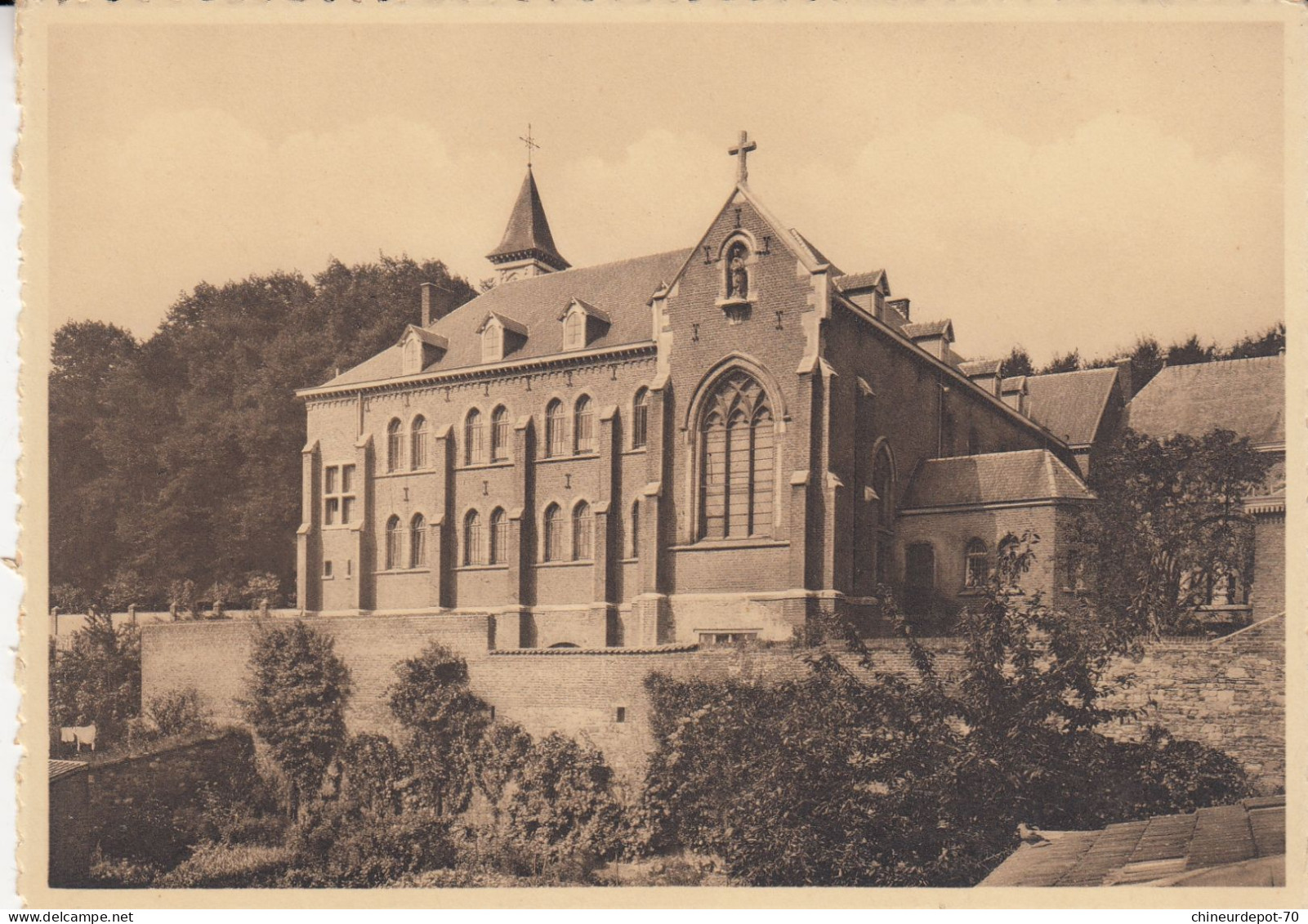 AMAY  SUR MEUSE  PRIEURE DES MOINES  VUE COTE BIBLIOTHEQUE - Amay