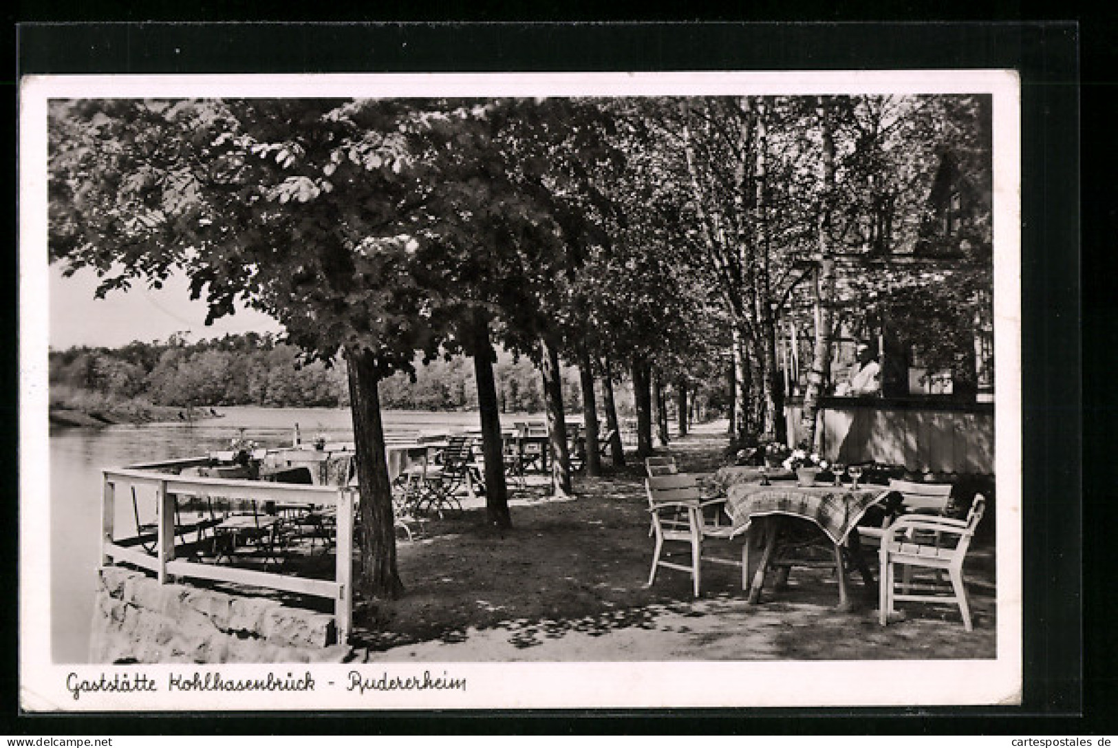 AK Berlin-Wannsee, Gaststätte Kohlhasenbrück Rudererheim  - Wannsee