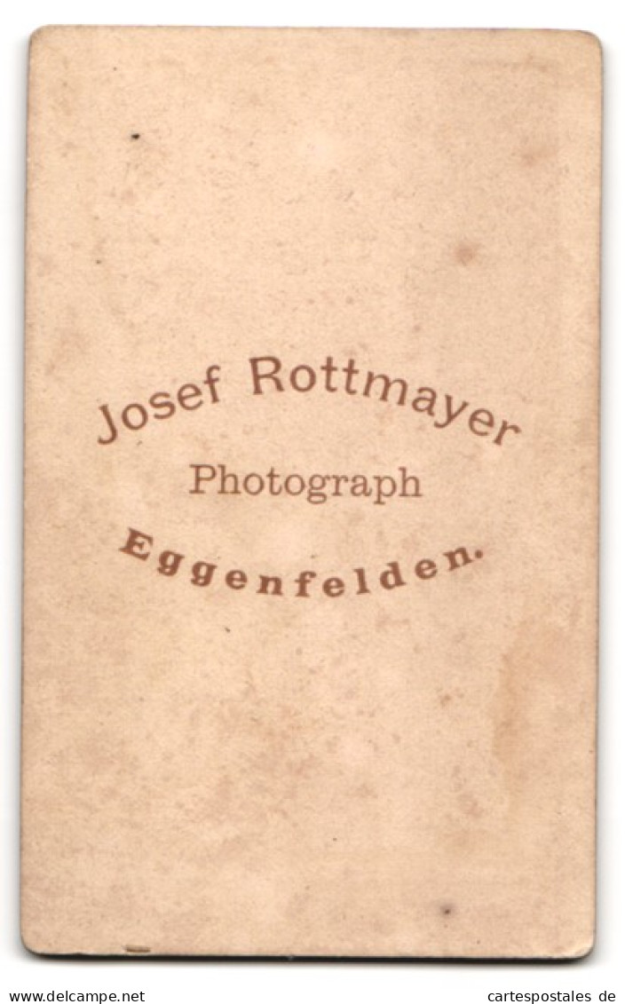 Fotografie Josef Rottmayer, Eggenfelden, Älterer Bartloser Bürgerlicher Mit Hut Und Uhrenkette  - Personas Anónimos