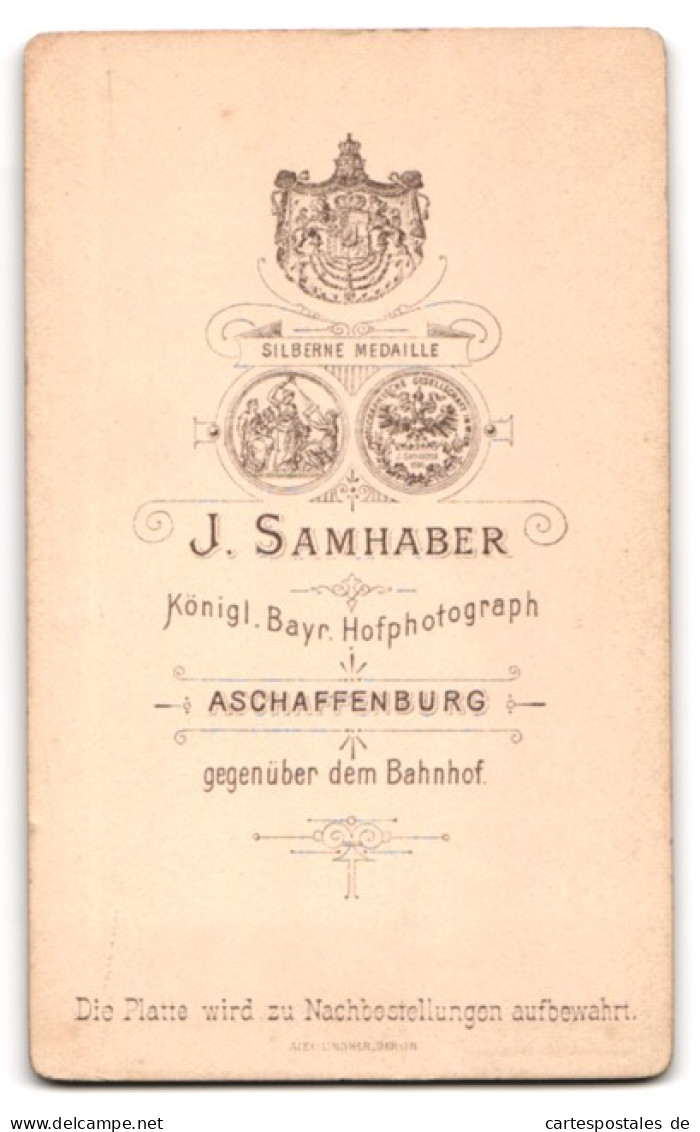 Fotografie F. Samhaber, Aschaffenburg, Junge Frau Im Hübschen Kleid  - Personas Anónimos