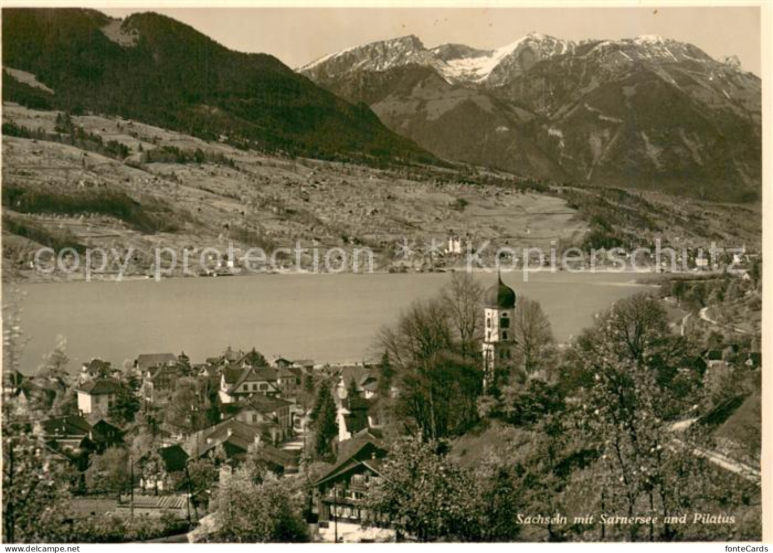 13736021 Sachseln OW Mit Sarnersee Und Pilatus Sachseln OW - Other & Unclassified