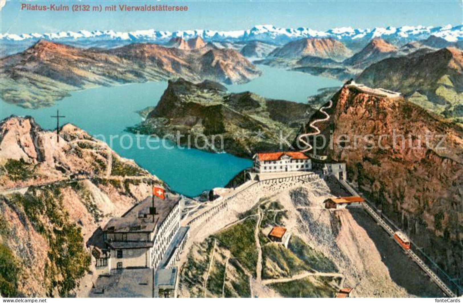 13735694 Pilatus Kulm OW Panorama Mit Vierwaldstaettersee  - Other & Unclassified