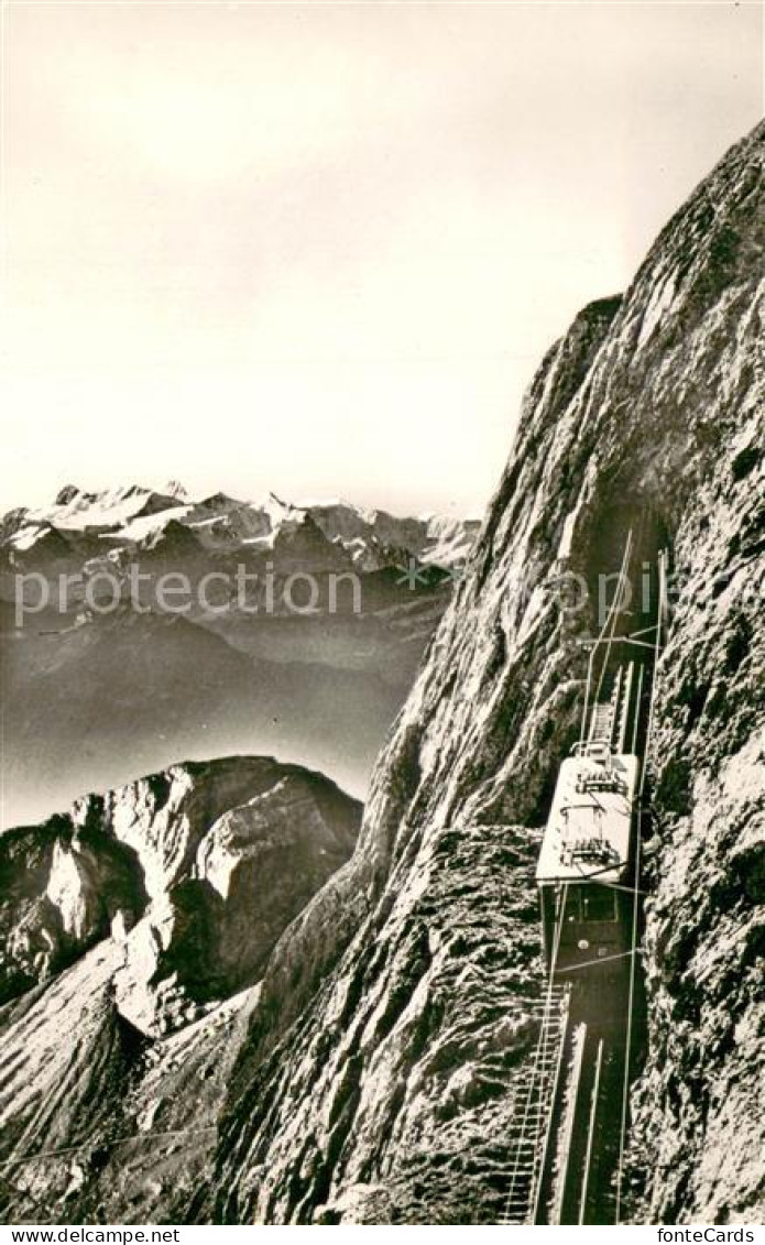 13735682 Pilatus Kulm OW Pilatusbahn An Der Eselwand Mit Berneralpen  - Other & Unclassified