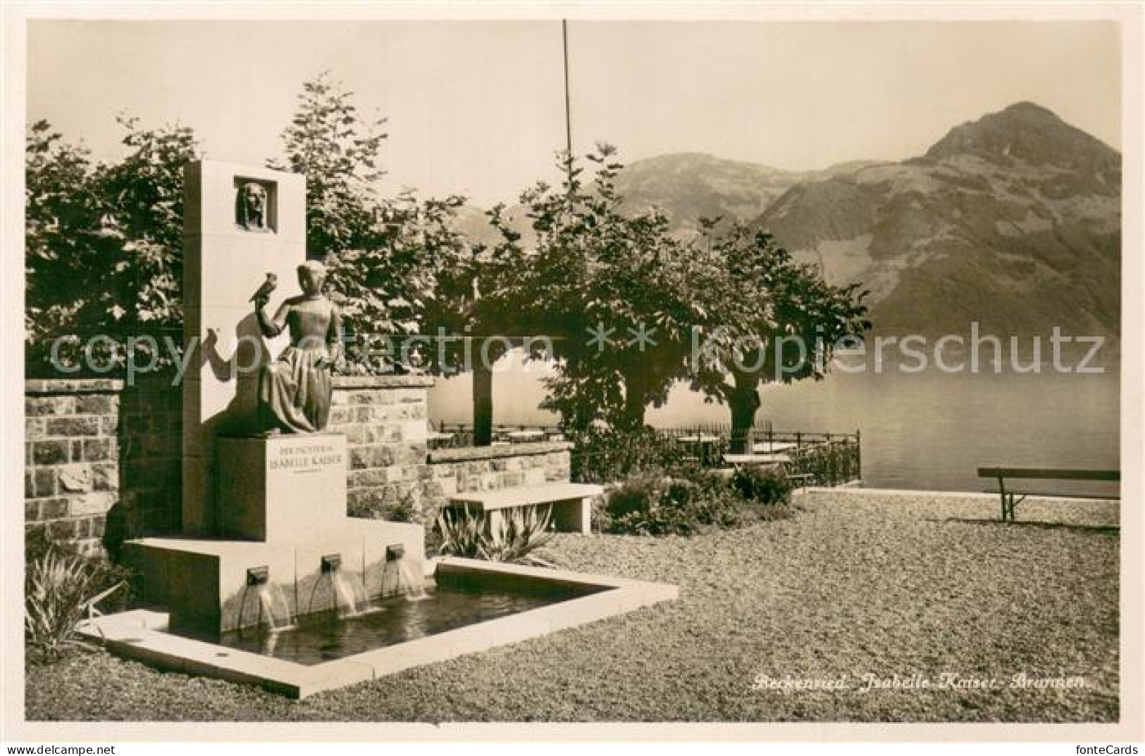 13735658 Beckenried Vierwaldstaettersee Isabelle Kaiser Brunnen  - Autres & Non Classés