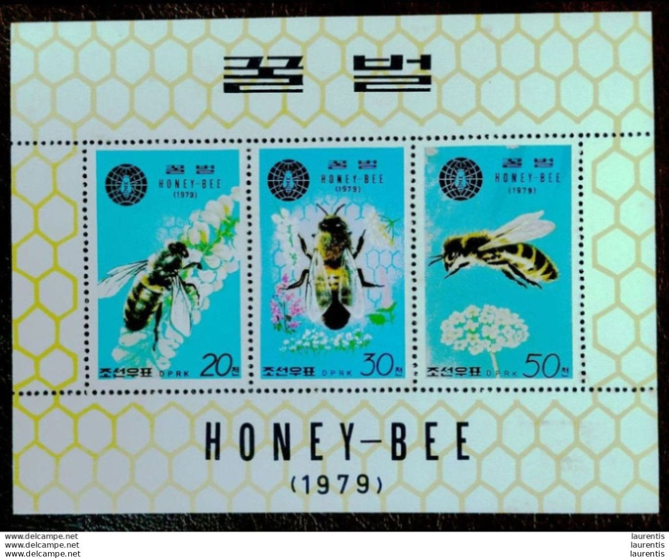 D7592  Bees - Abeilles - North Korea - Without Gum - 1,85 - Abejas