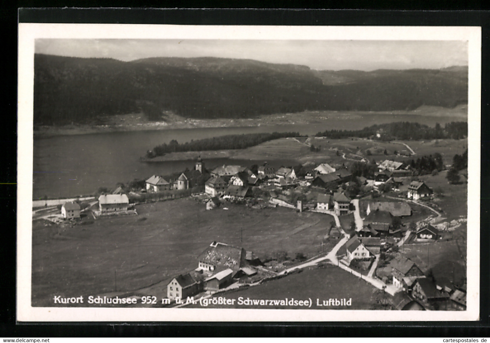 AK Schluchsee, Blick Auf Ort Und See  - Schluchsee