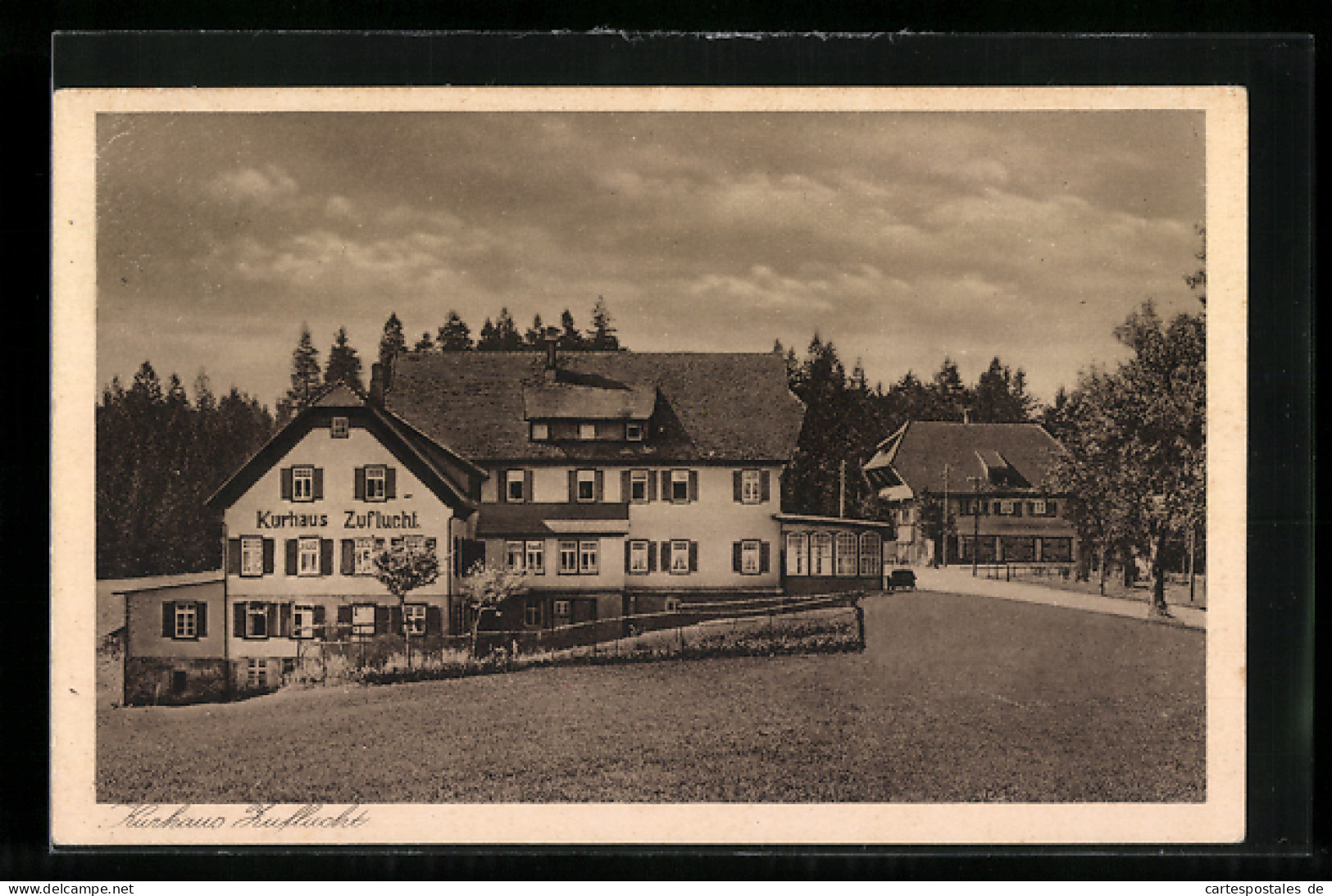 AK Oppenau, Hotel Kurhaus Zuflucht  - Oppenau