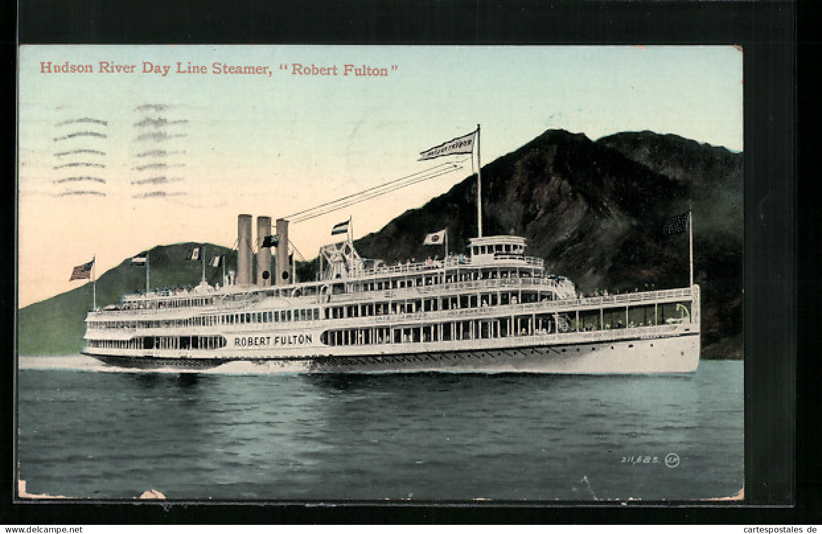 AK Hudson River Day Line Steamer Robert Fulton  - Autres & Non Classés