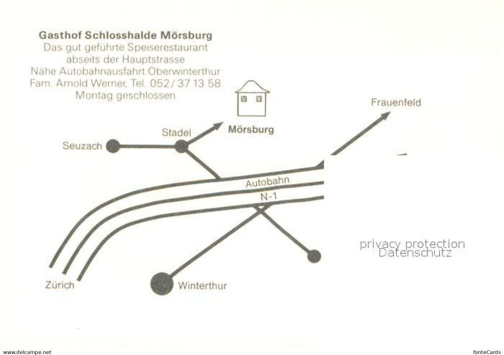 13734850 Oberwinterthur Gasthof Schlosshalde Moersburg Oberwinterthur - Other & Unclassified