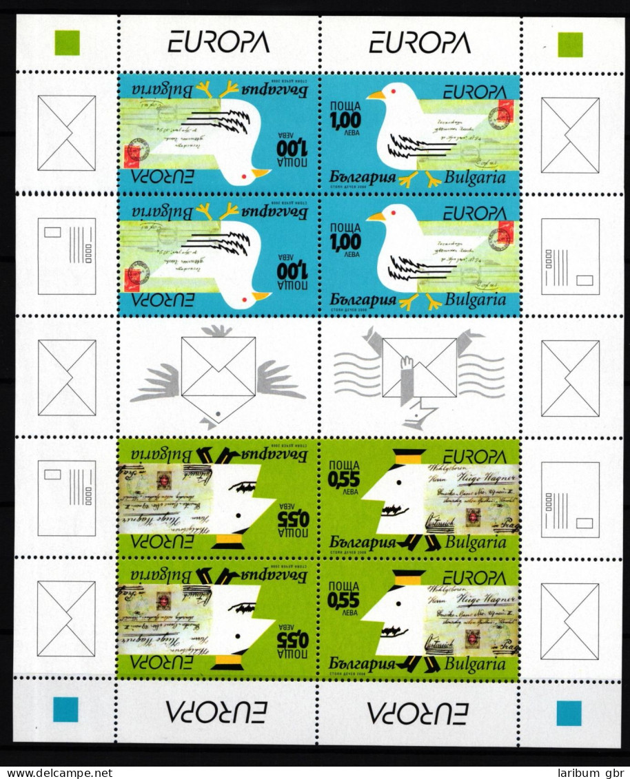 Bulgarien 4840-4841 Postfrisch Als Kleinbogen, Cept #JB587 - Altri & Non Classificati