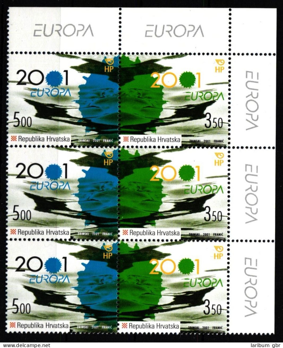 Kroatien 570-571 Postfrisch Als 6er Block, Cept #JB594 - Altri & Non Classificati