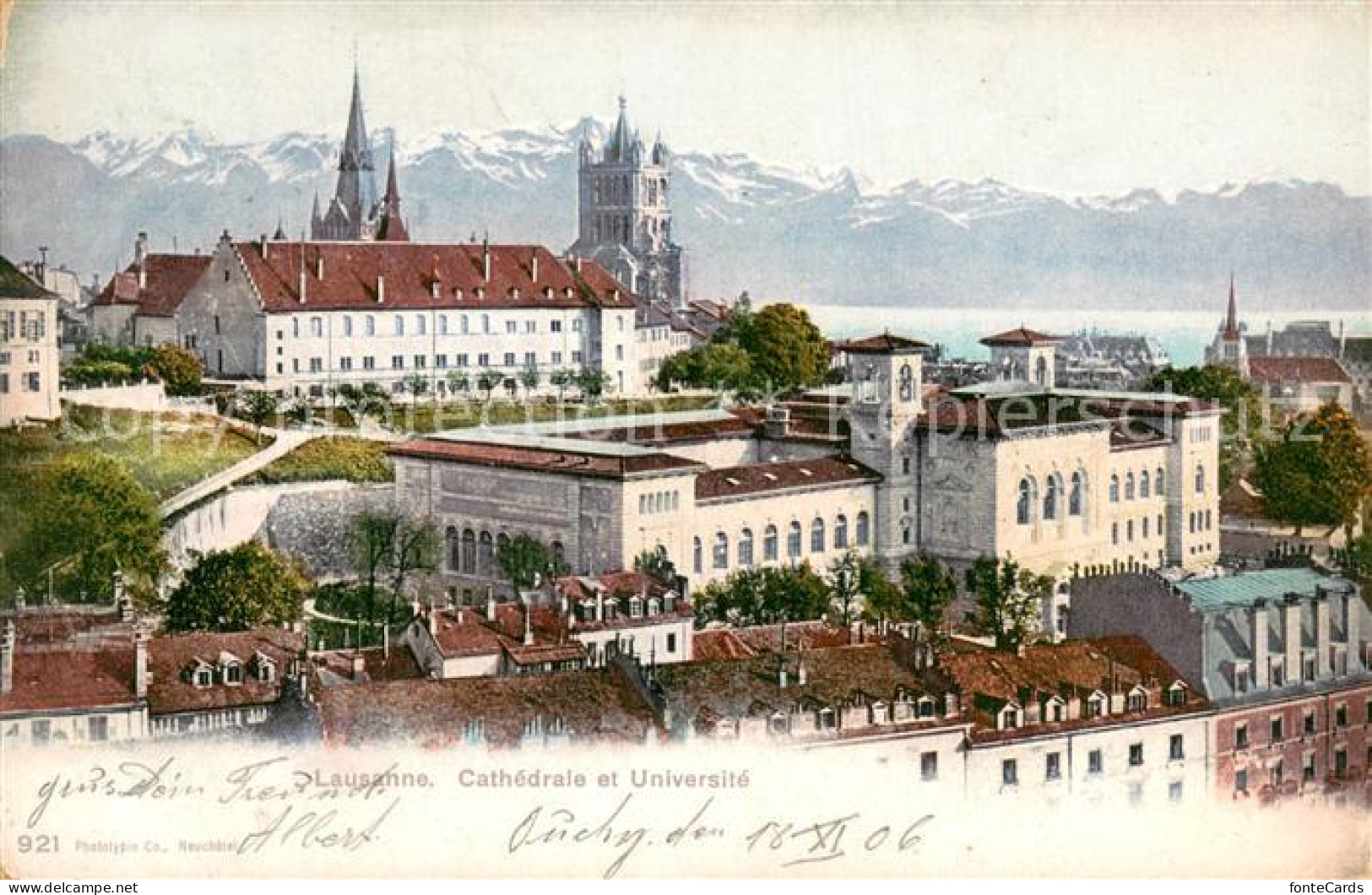 13734328 Lausanne VD Cathedrale Et Universite Lausanne VD - Otros & Sin Clasificación