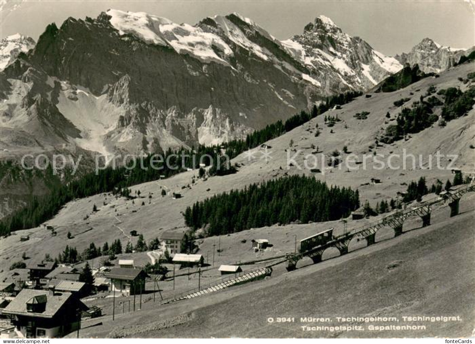 13734100 Muerren BE Tschingelhorn Tschingelgrat Tschingelspitz Gspaltenhorn Muer - Altri & Non Classificati