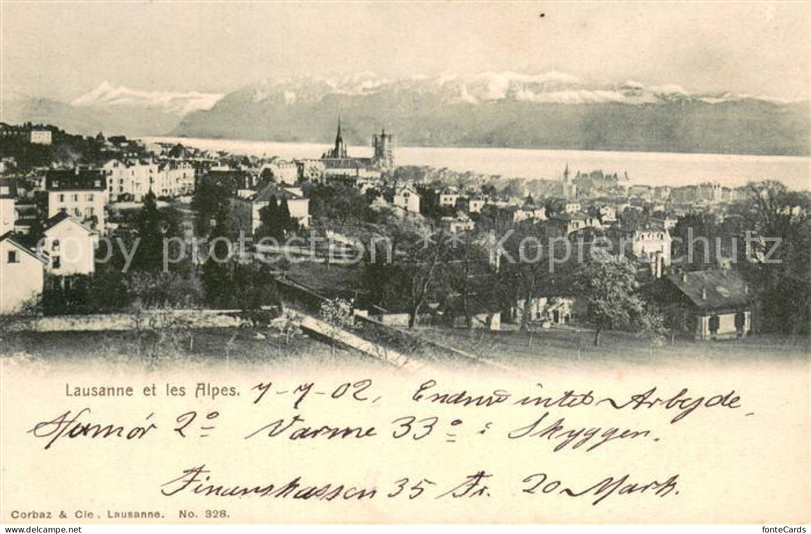 13733930 Lausanne VD Et Les Alpes Lausanne VD - Altri & Non Classificati