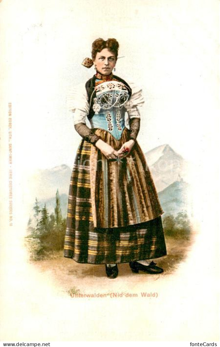 13733718 Nidwalden Unterwalden Kanton Frau Portrait Nidwalden Unterwalden - Autres & Non Classés