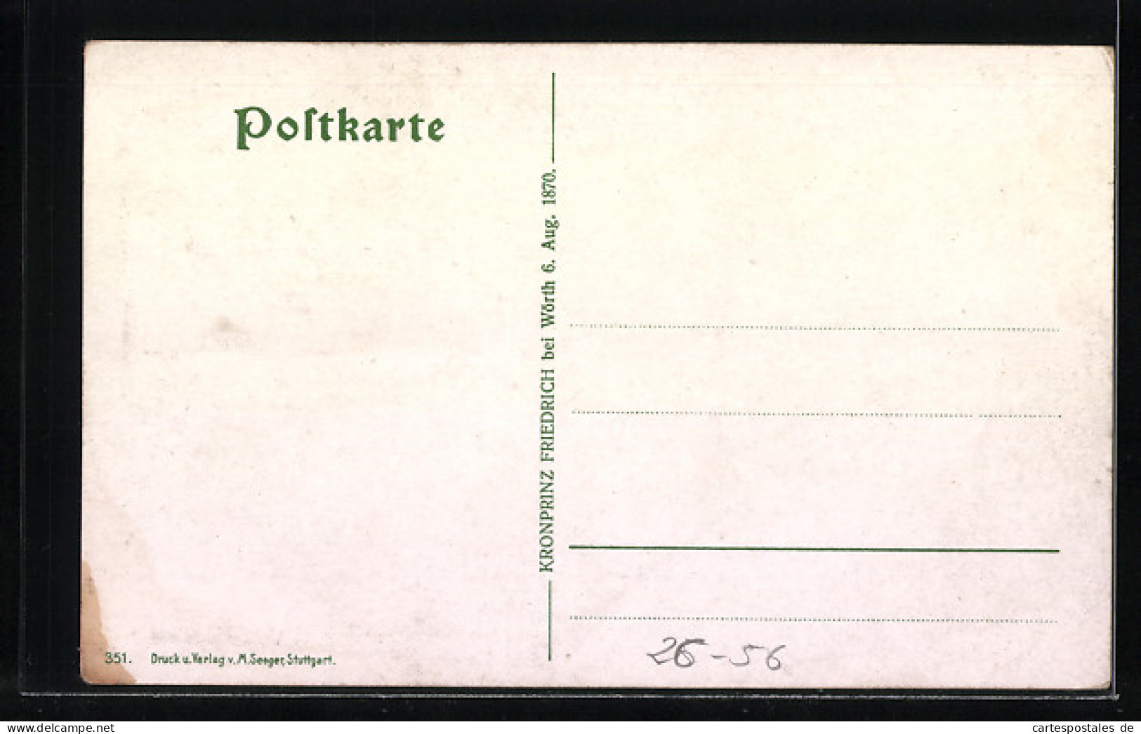 Künstler-AK O. Merte: Kronprinz Friedrich Bei Wörth 1870  - Mertè, O.