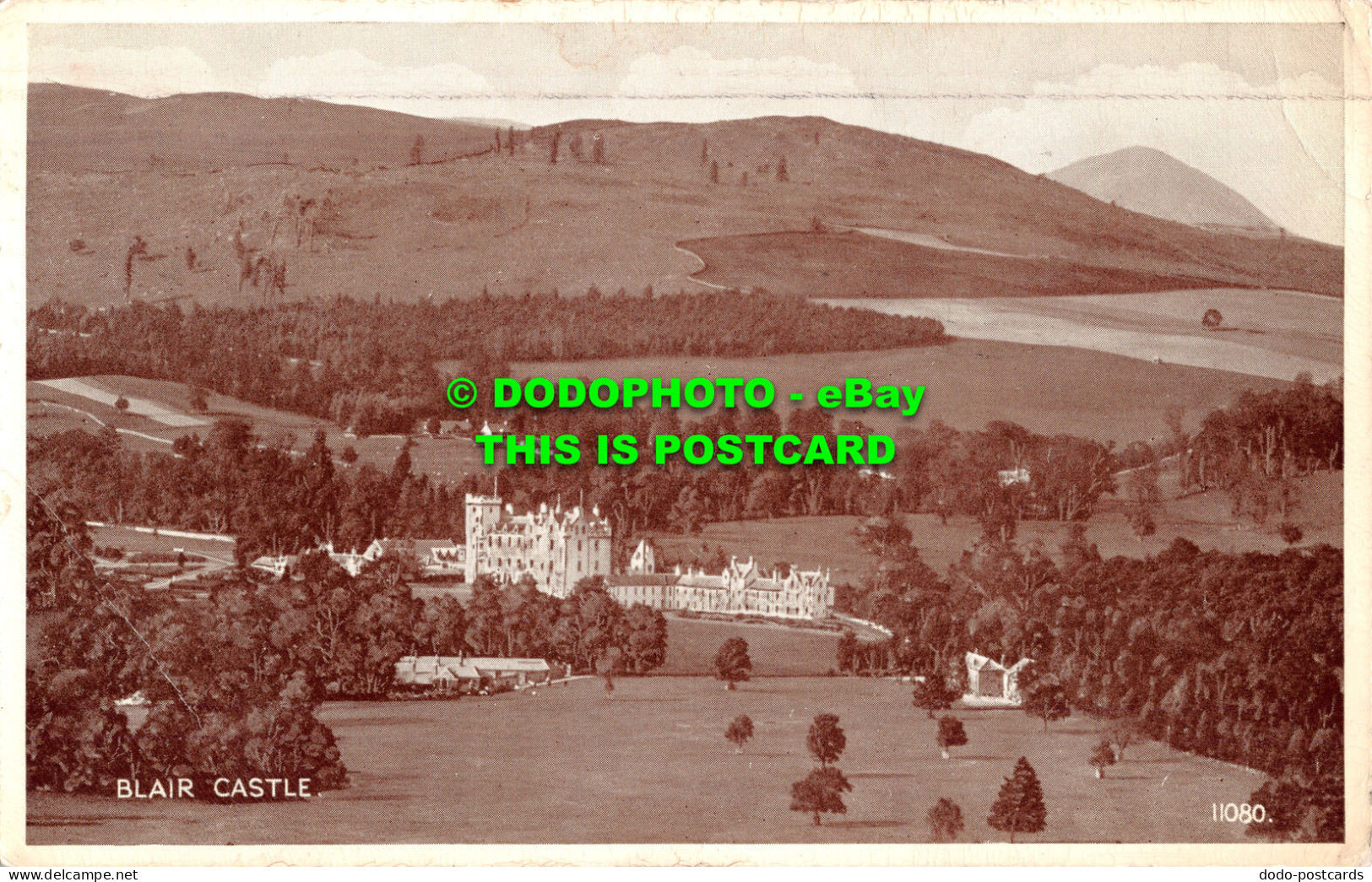 R510744 Blair Castle. Valentine. Phototype. 1958 - Wereld