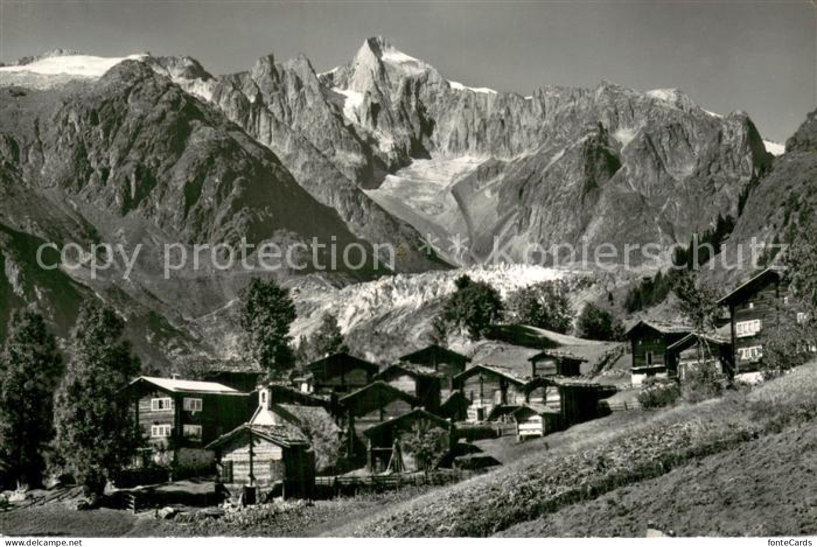 13733090 Eggen Bellwald Mit Wannenhorn Und Fieschergletscher Eggen Bellwald - Andere & Zonder Classificatie