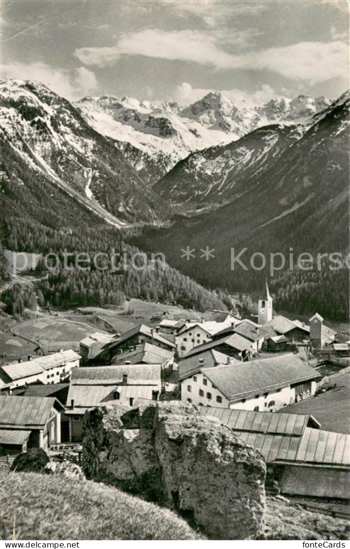 13733073 Latsch GR Panorama Mit Blick Ins Albulatal Latsch GR - Andere & Zonder Classificatie