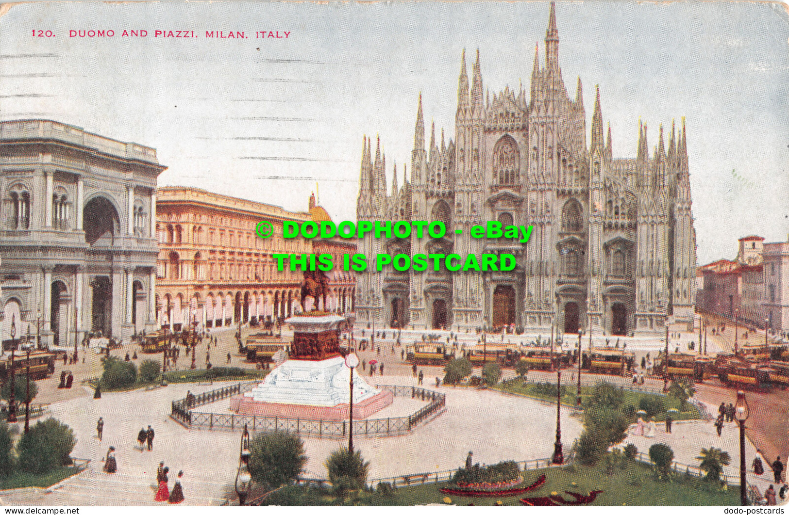 R511051 120. Duomo And Piazzi. Milan. Italy. 1911 - Wereld