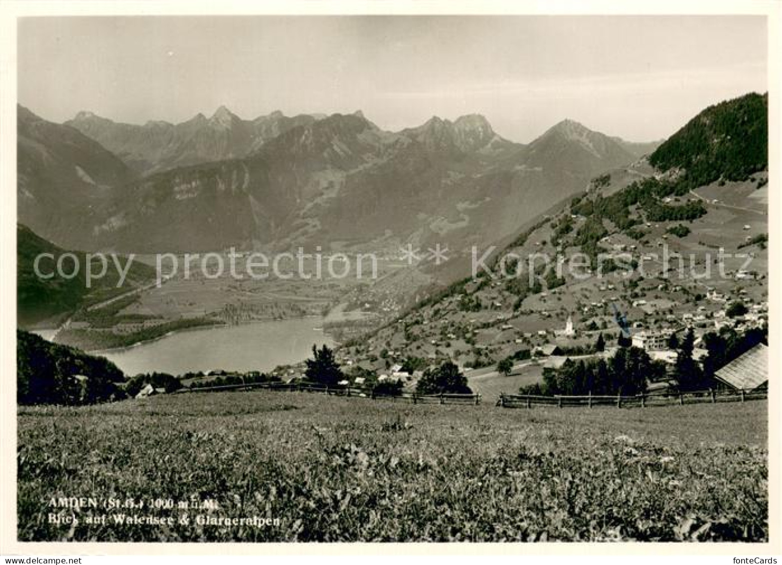 13732063 Amden SG Mit Walensee Und Glarneralpen Amden SG - Andere & Zonder Classificatie