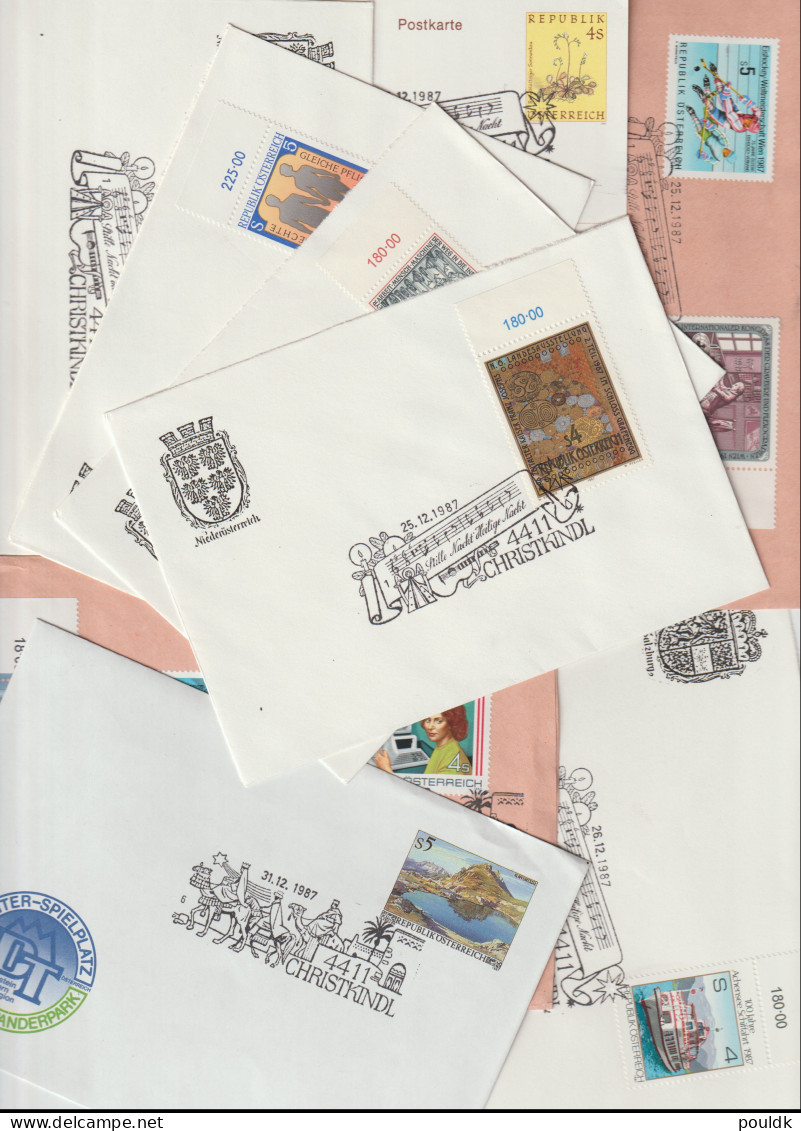 Christkindl Covers From Austria - A Total Of 50 Covers. Postal Weight 0,249 Kg. Please Read Sales Conditions Un - Collezioni (senza Album)