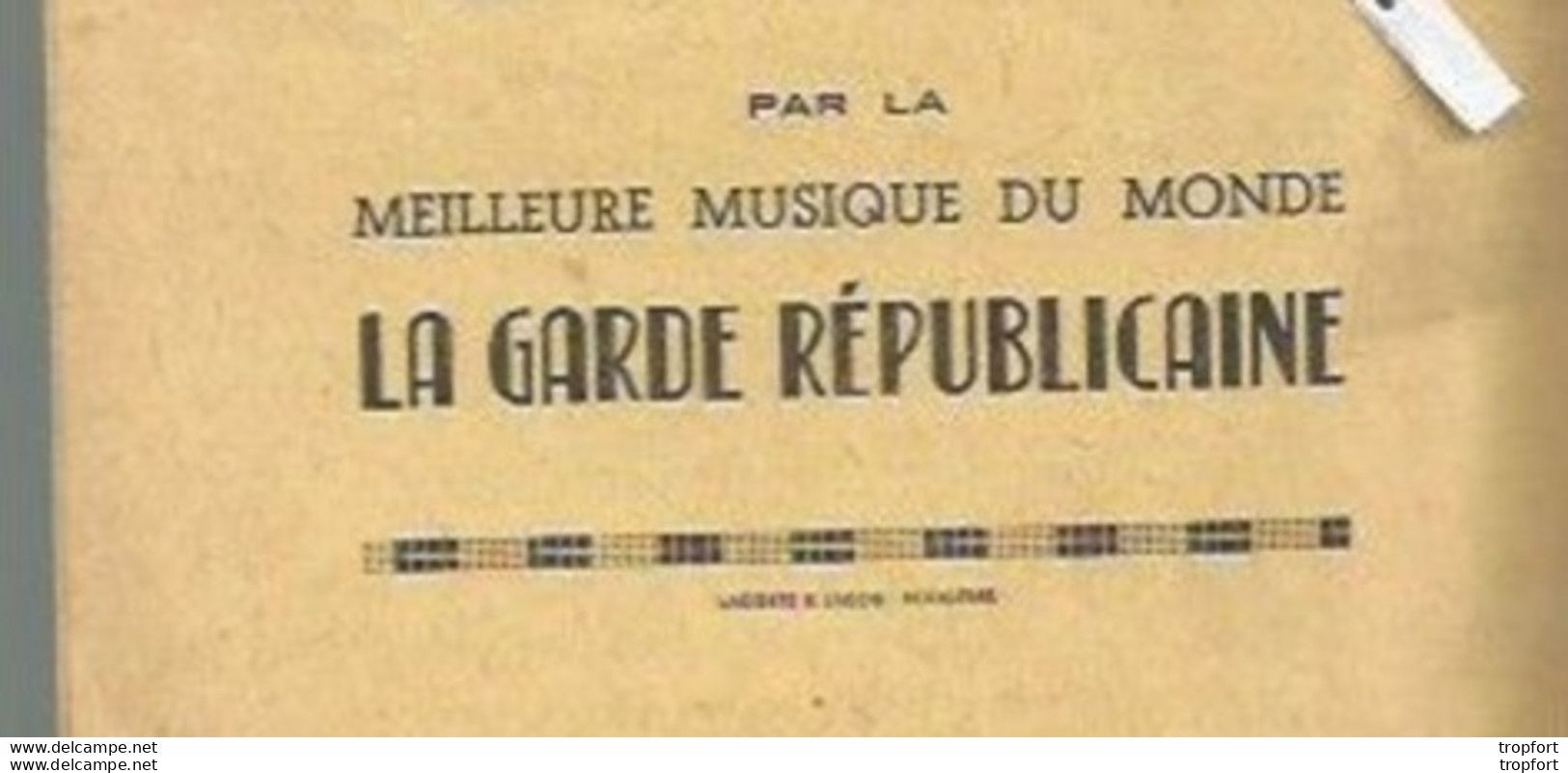 XJ // Vintage // Old French Theater Program // Programme Théâtre FOUGERES 1953 Leo Delibes Jeux Concert - Programma's