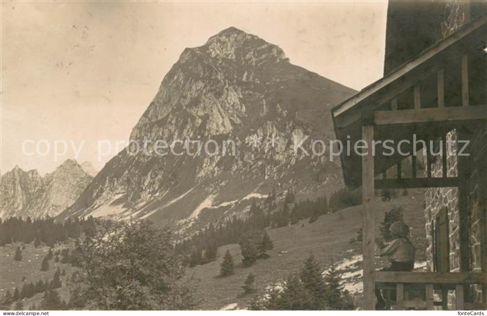 13730008 Fronalpstock Spitzmeilen Blick Vom Zuercher Naturfreundehaus Auf Glarne - Sonstige & Ohne Zuordnung