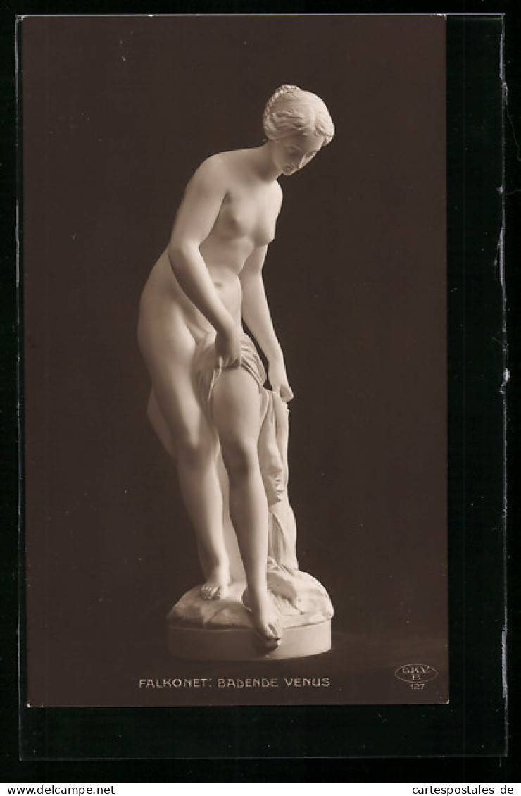AK Plastik, Badende Venus Von Falkonet  - Sculpturen