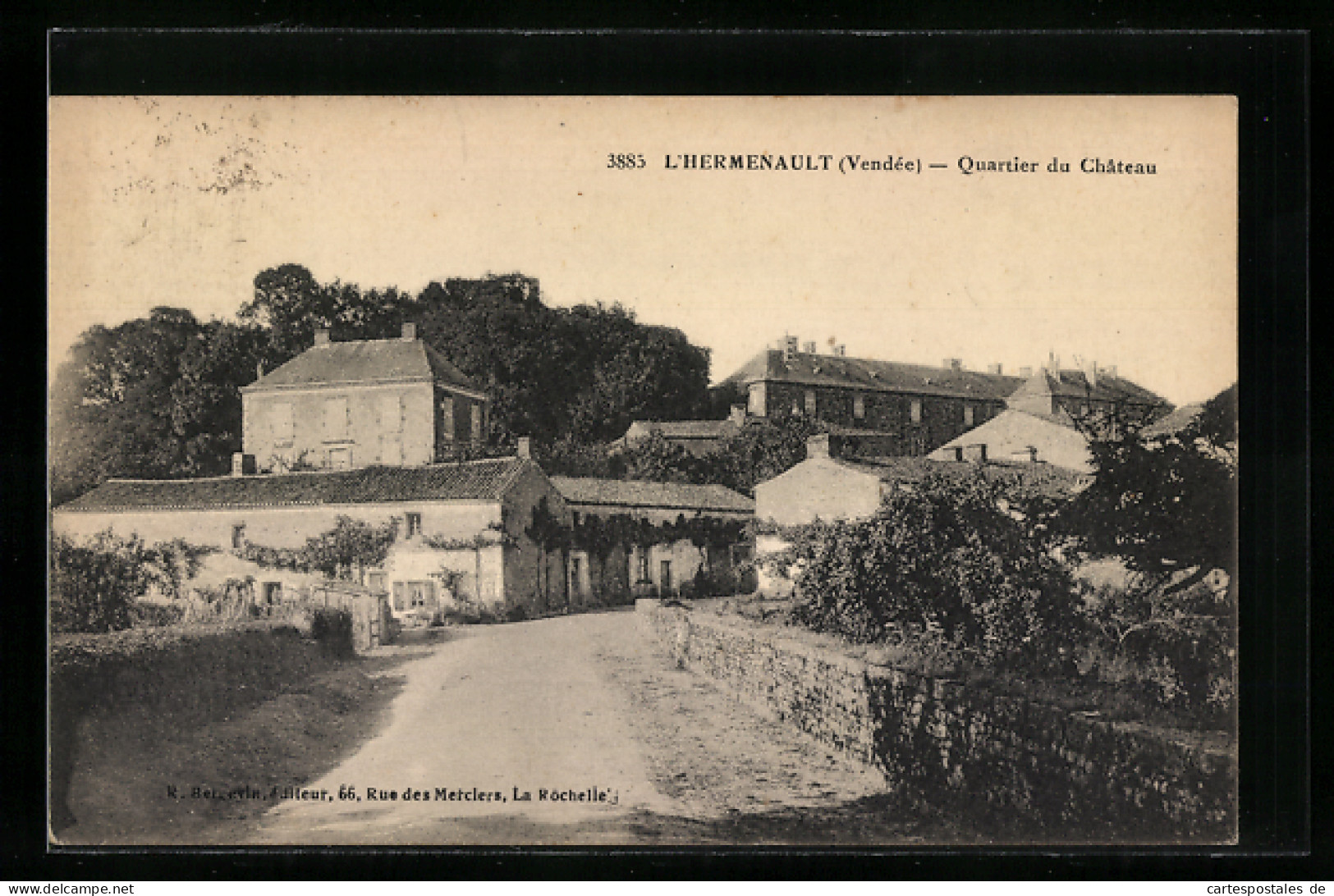 CPA L`Hermenault, Quartier Du Château  - L'Hermenault