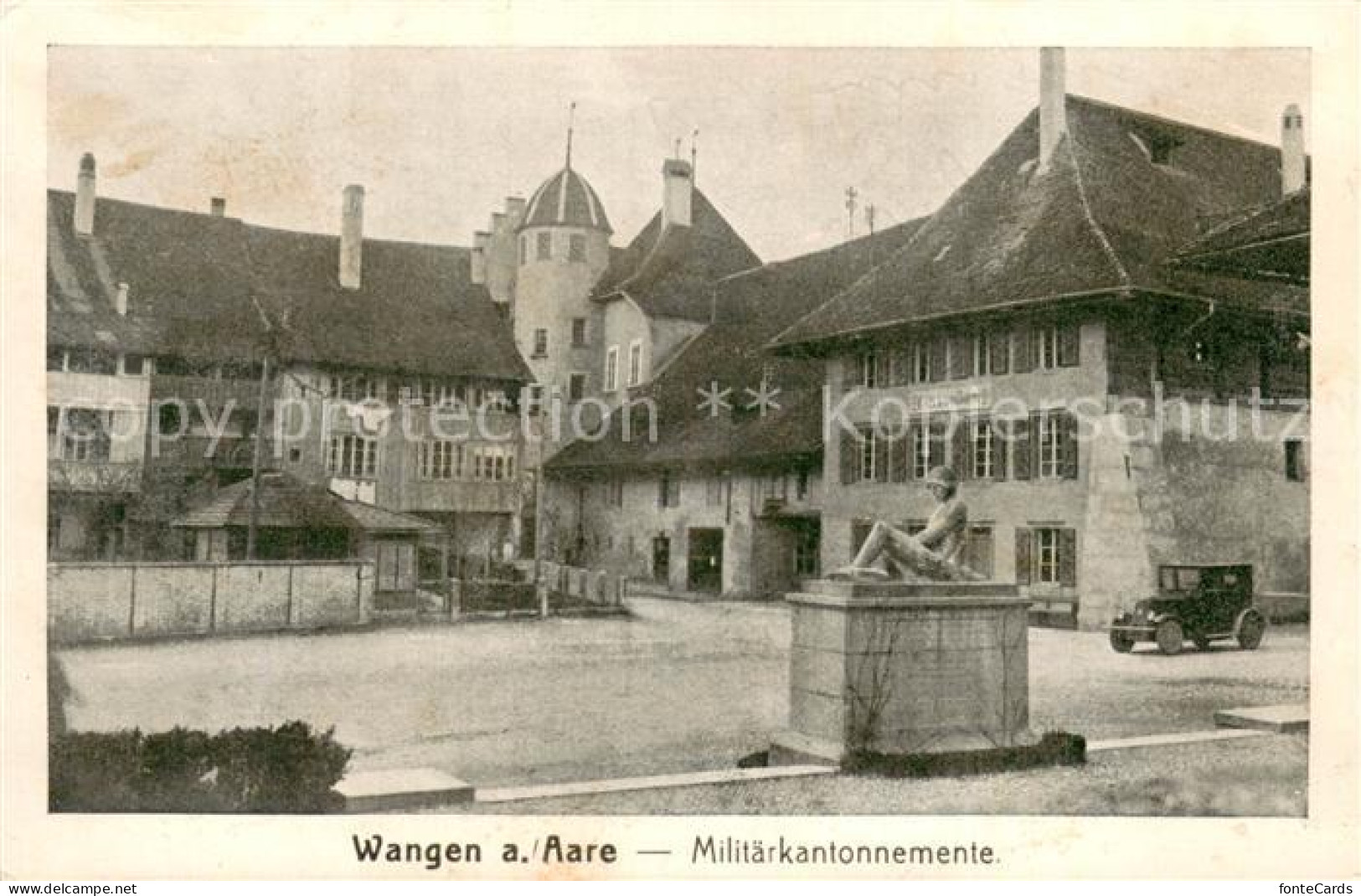 13729283 Wangen Aare BE Militaerkantonnemente Militaersache  - Other & Unclassified