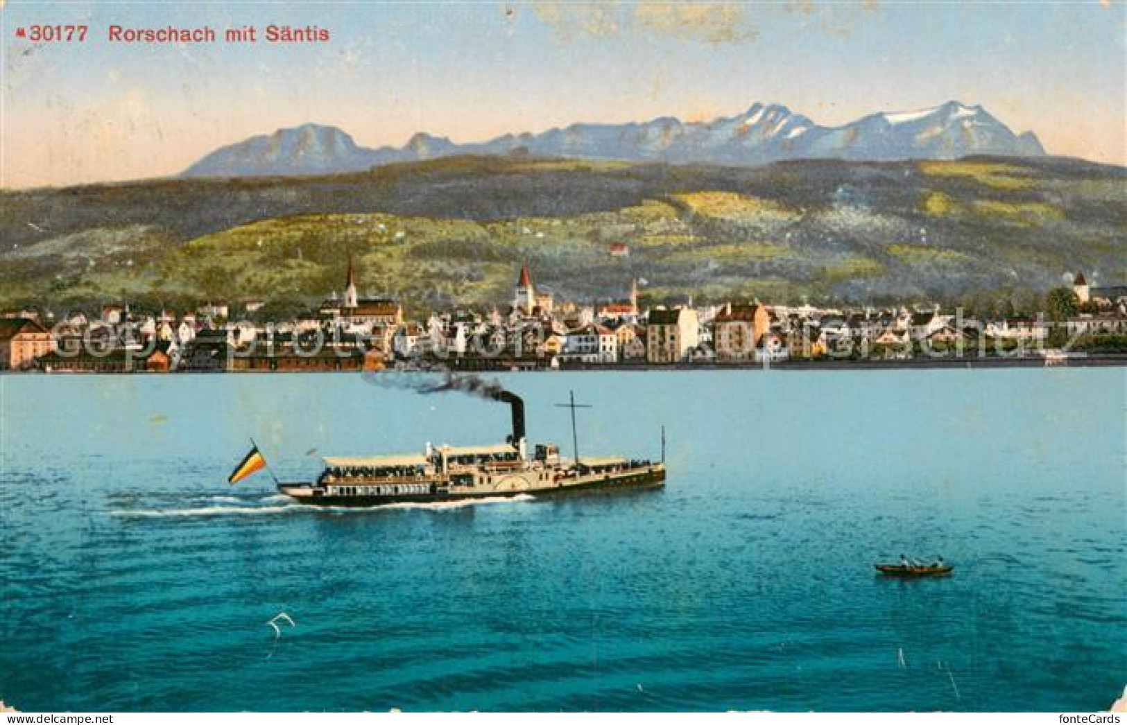 13729218 Rorschach Bodensee SG Panorama Mit Faehre Und Saentis  - Other & Unclassified